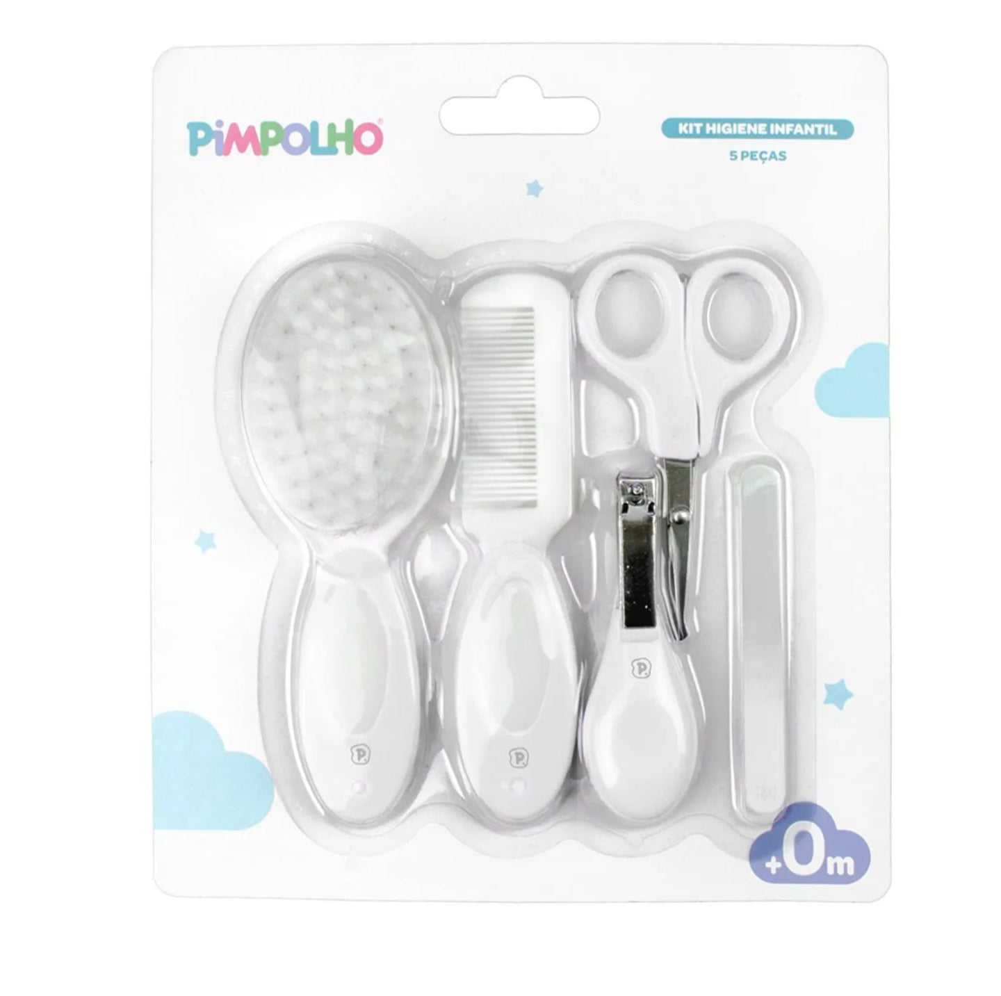 Kit Bebê Cuidados Higiene Pimpolho 5 Peças
