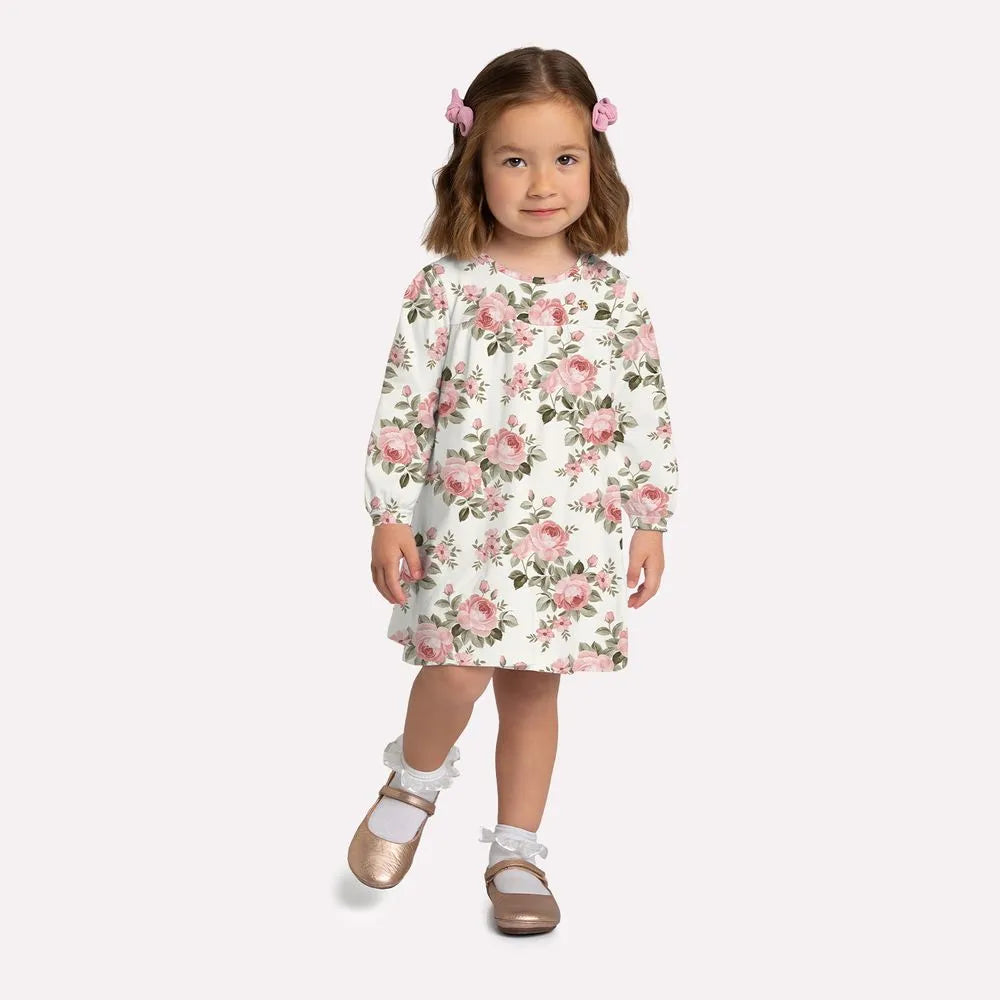 Vestido Manga Longa Milon Floral