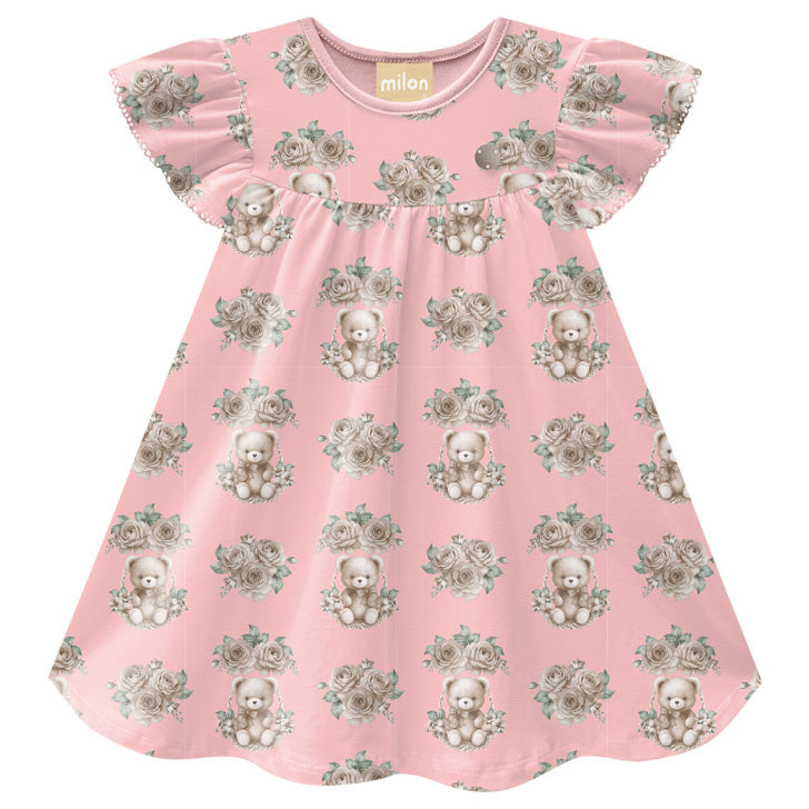 Vestido Milon Ursinho No Balanço