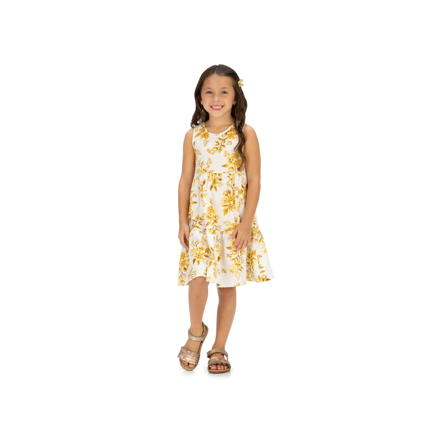 Vestido Milon Infantil Feminino Floral