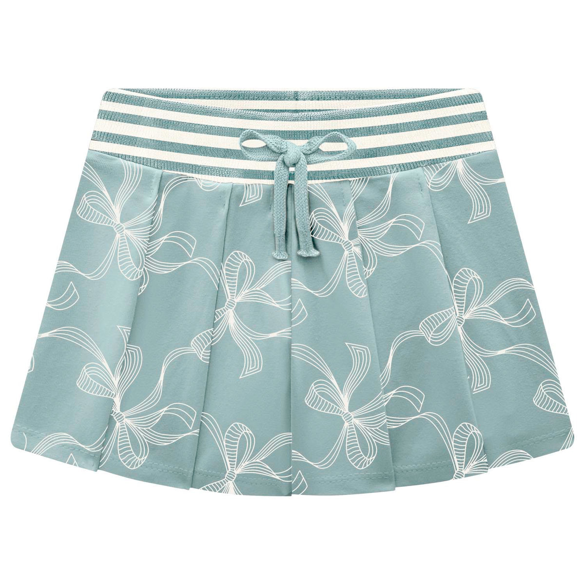 Conjunto Feminino Infantil Milon Laços e Short-Saia