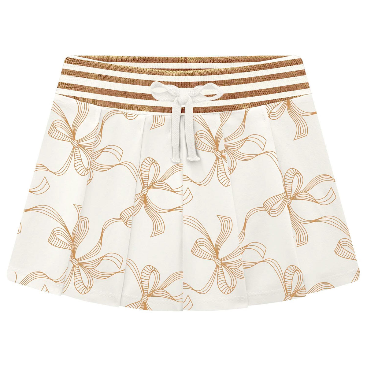 Conjunto Feminino Infantil Milon Laços e Short-Saia