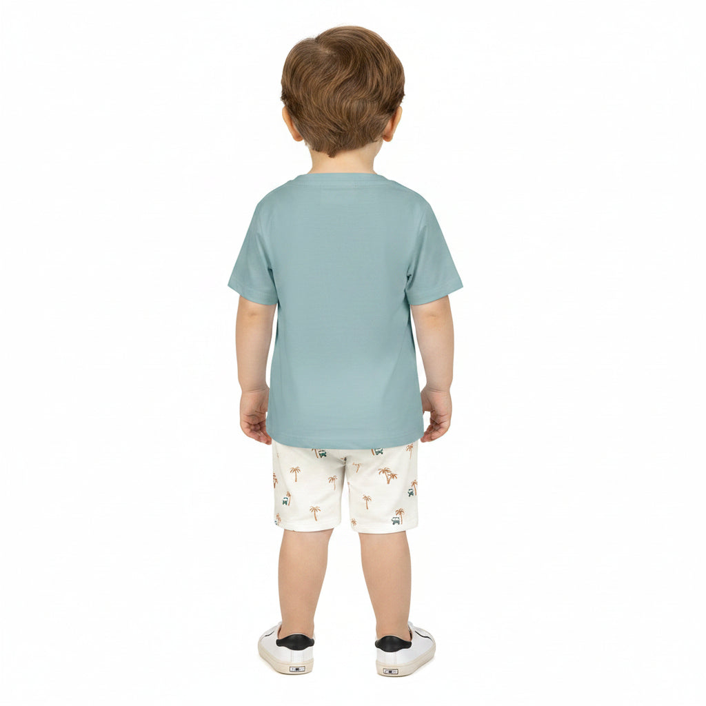 Conjunto Infantil Masculino Milon Kombis The Beach Camiseta e Bermuda