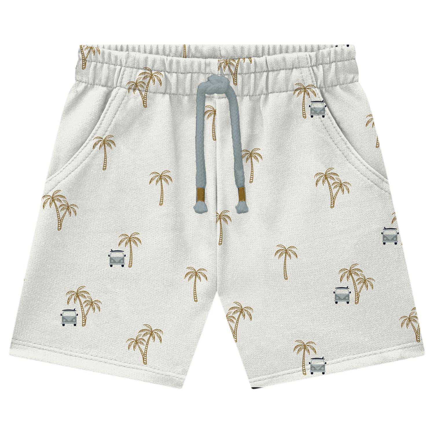 Conjunto Infantil Masculino Milon Kombis The Beach Camiseta e Bermuda