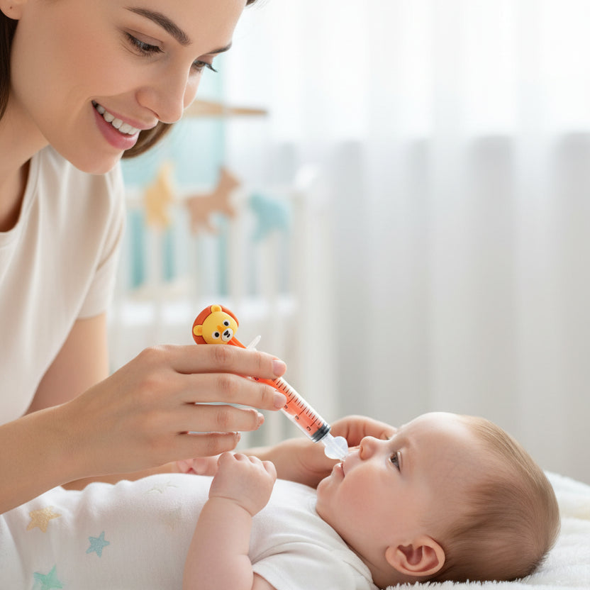 Lavador Nasal Infantil Buba Zoo Seringa com Bico de Silicone