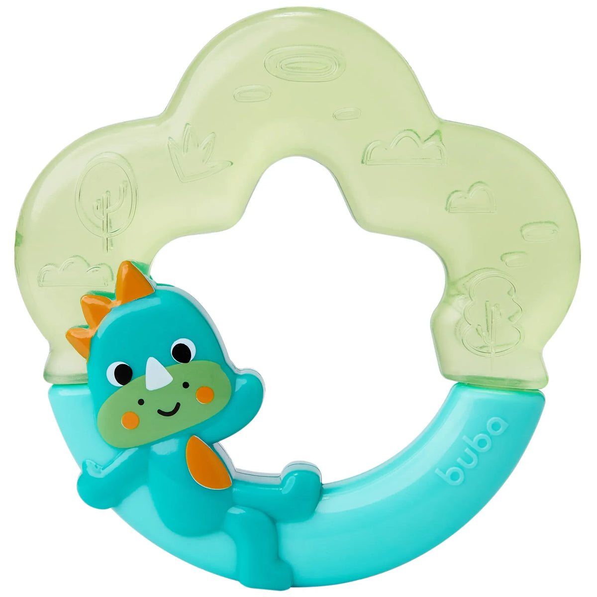 Mordedor com Água Buba Linha Zoo Personagens Alívio Gengiva 4 Meses+