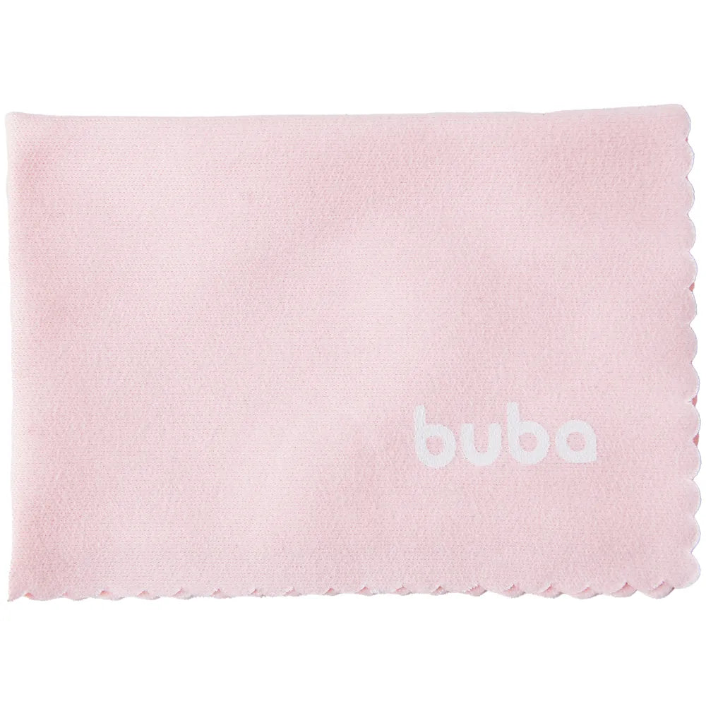 Óculos de Sol Infantil Buba Rosa Coração com Armação Flexível e Proteção UVA/UVB