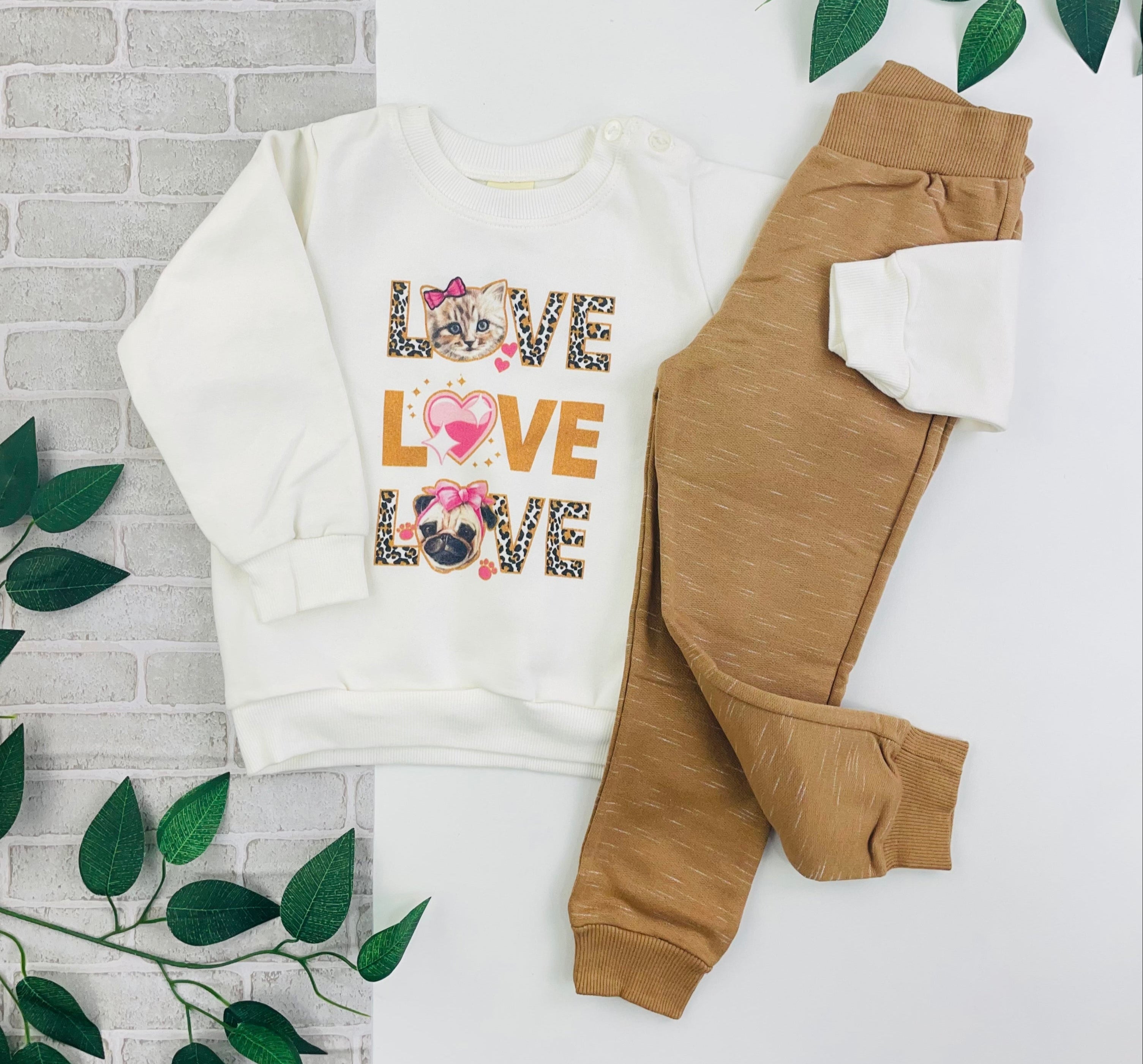 Conjunto Have Fun Love Moletom
