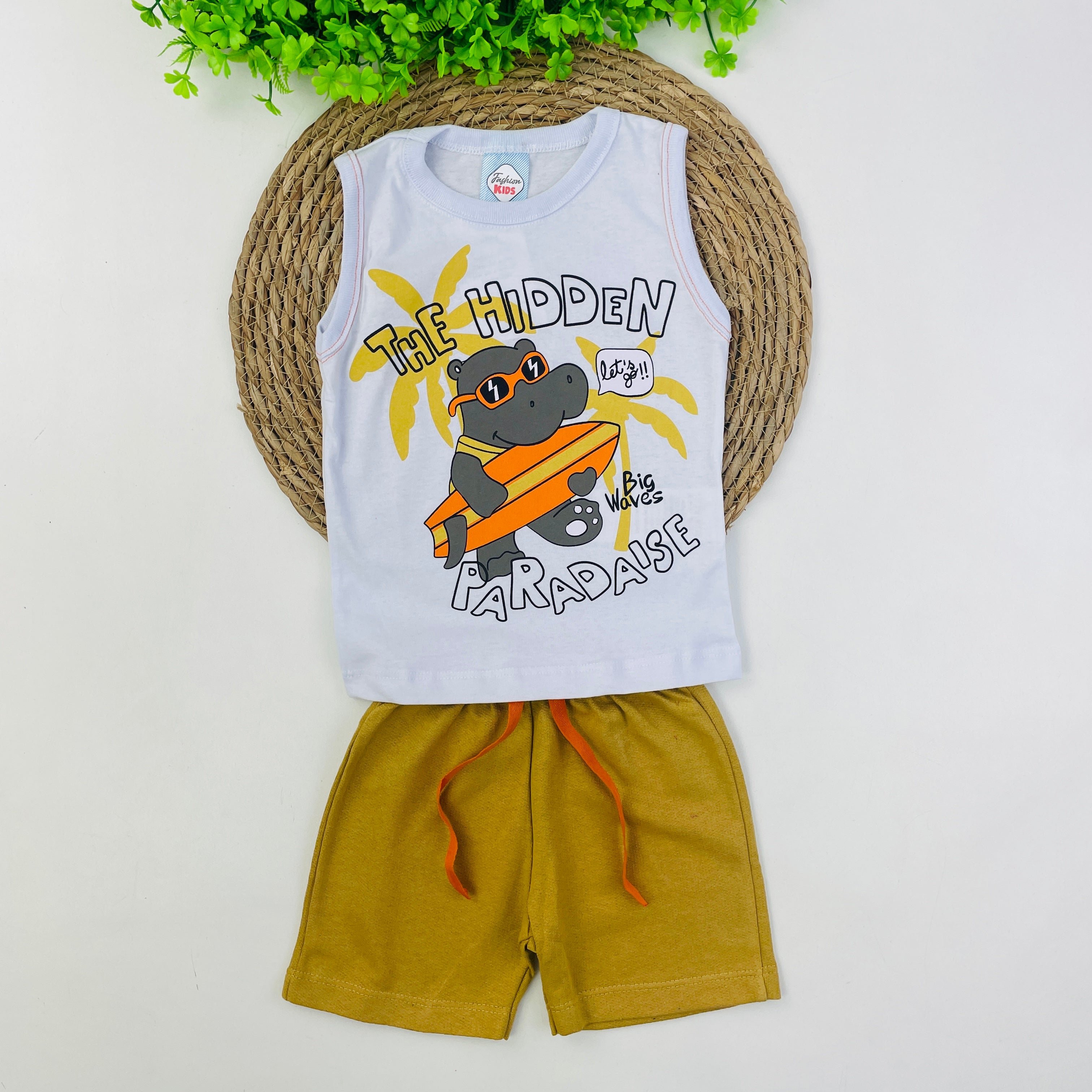 Conjunto Fashion Kids Infantil Masculino the Hidden Paradaise