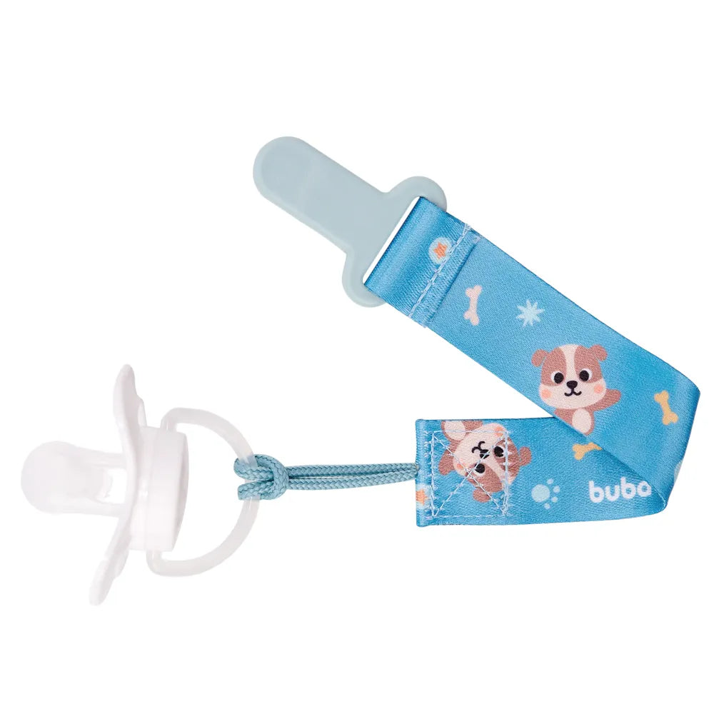 Prendedor de Chupeta Infantil Buba Zoo +3M Livre de BPA