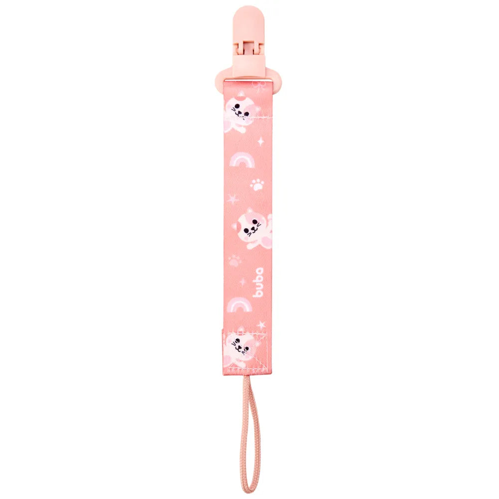 Prendedor de Chupeta Infantil Buba Zoo +3M Livre de BPA