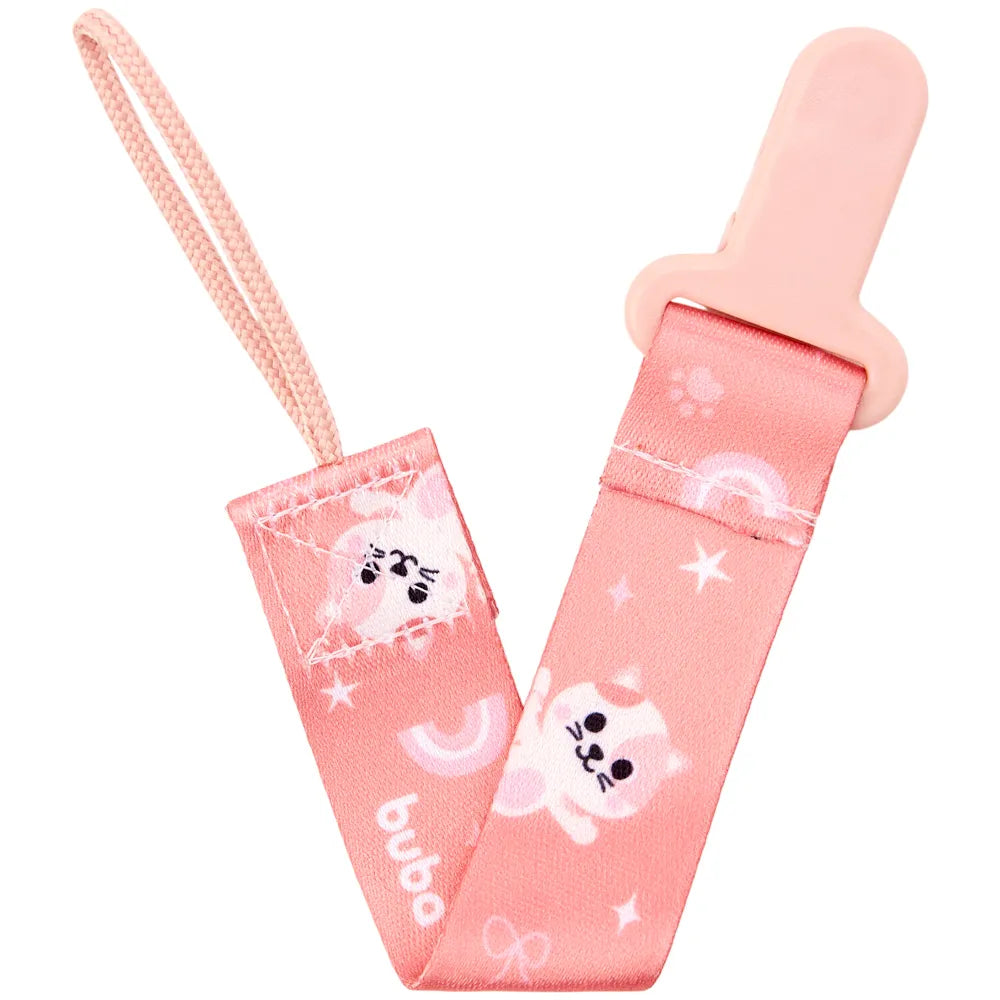 Prendedor de Chupeta Infantil Buba Zoo +3M Livre de BPA