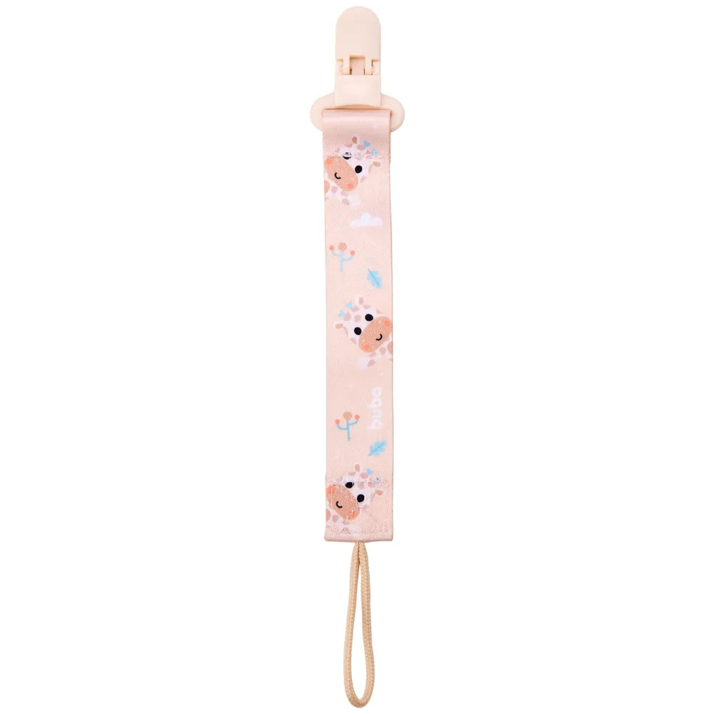 Prendedor de Chupeta Infantil Buba Zoo +3M Livre de BPA