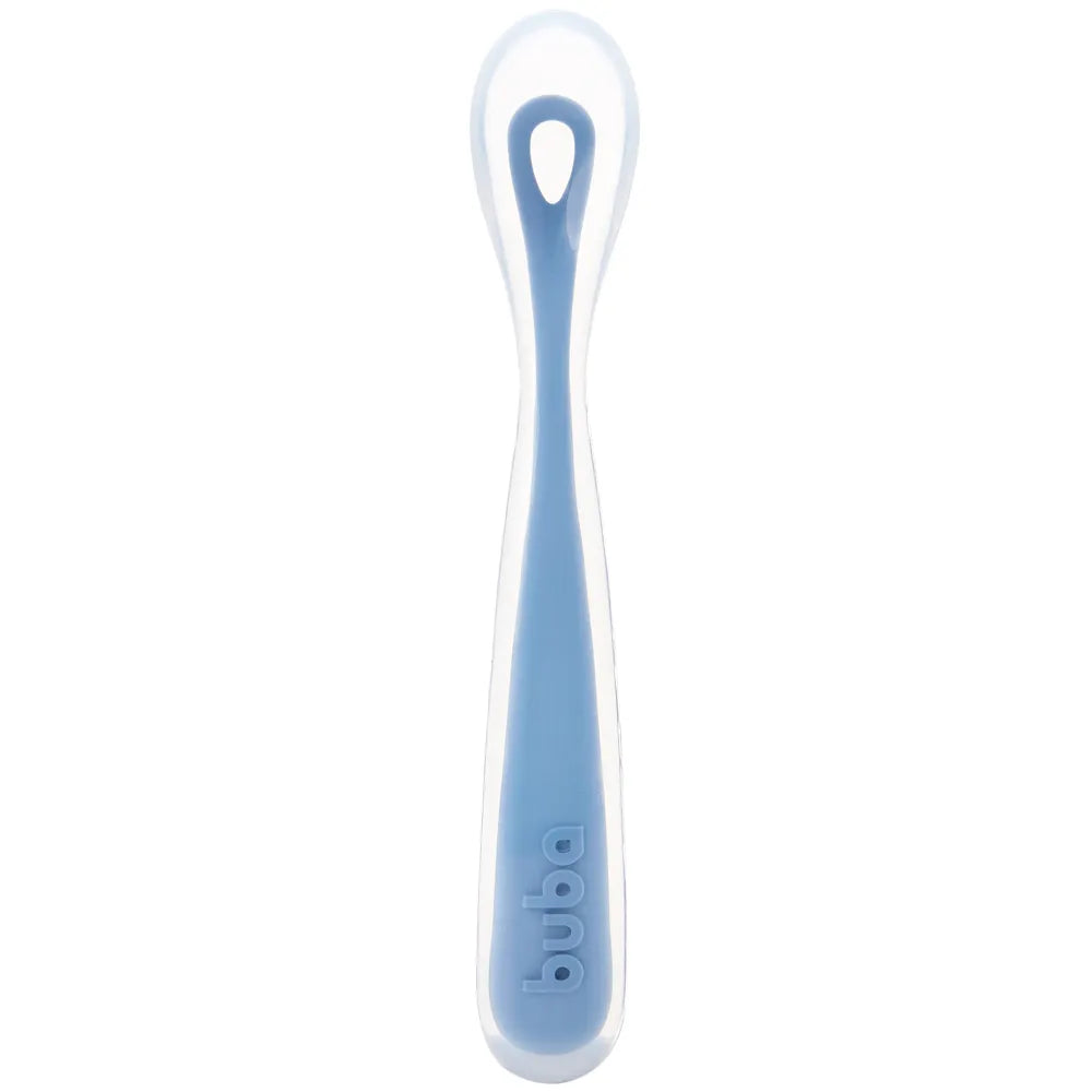 Colher de Silicone Infantil Buba para Introdução Alimentar 6M+