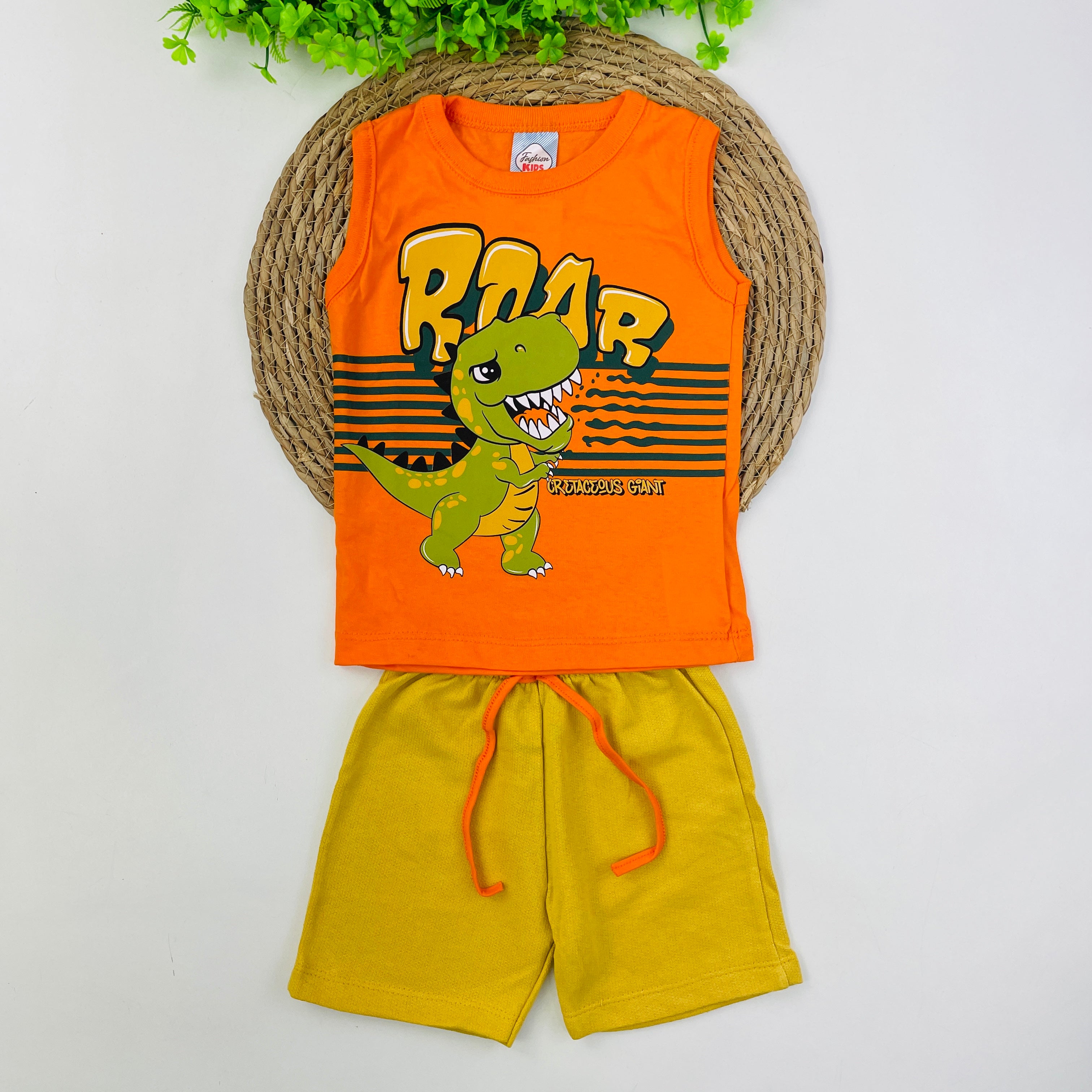 Conjunto Fashion Kids Roar Cretaceous Giant