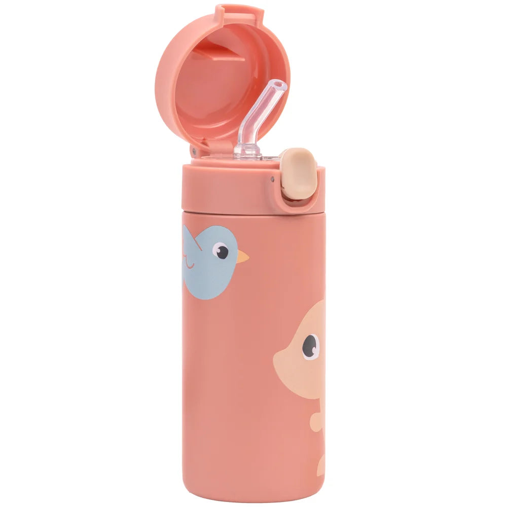 Garrafa Térmica Buba Parede Dupla Cloudy 320ml Infantil +3 Anos