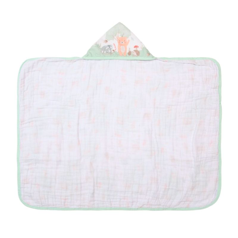 Toalha De Banho Soft Papi Com Capuz Estampada 90 X80 Cm
