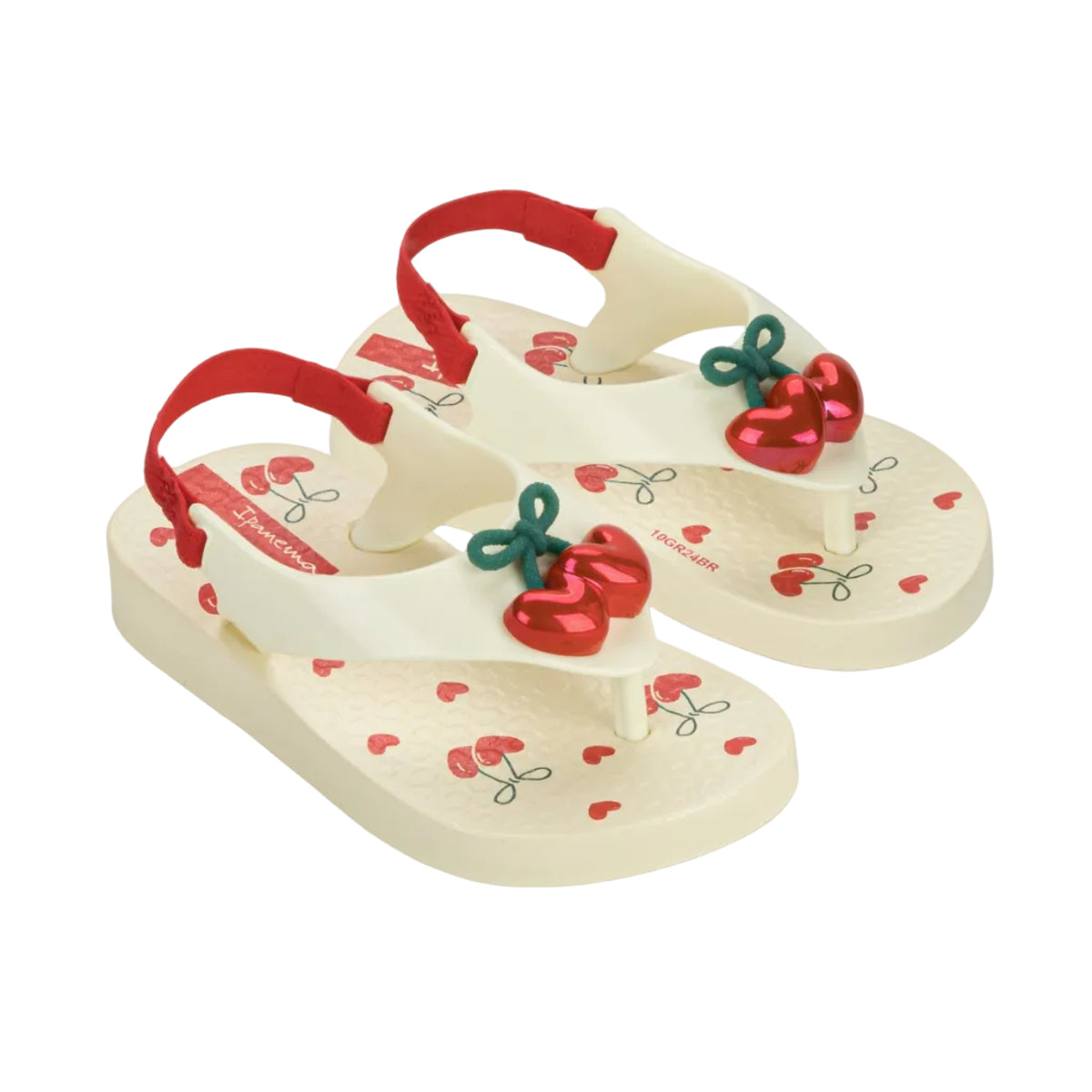 Chinelo Infantil Feminino Baby Ipanema Belle Cereja Grendene Kids
