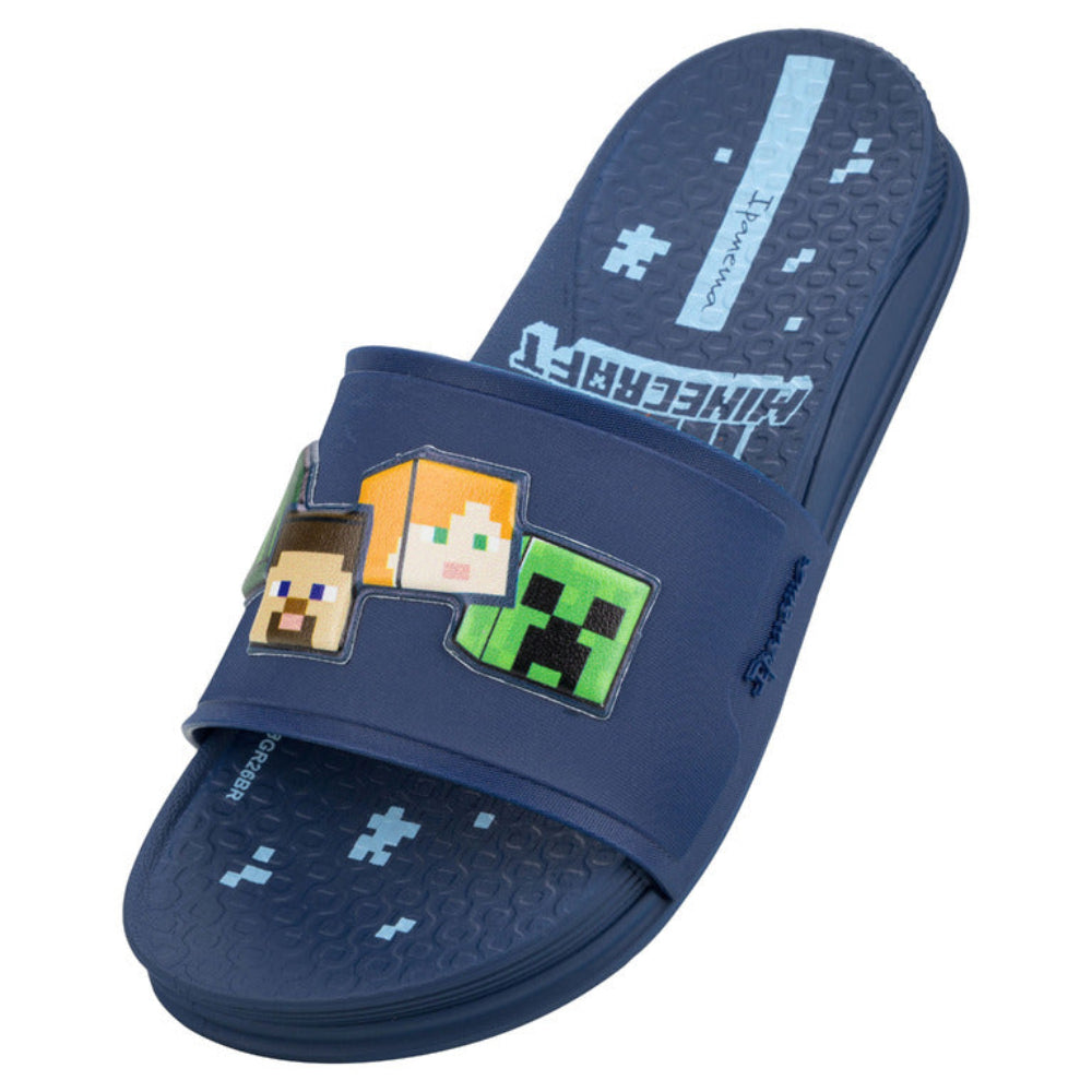 Sandália Infantil Ipanema Minecraft Slide Grendene