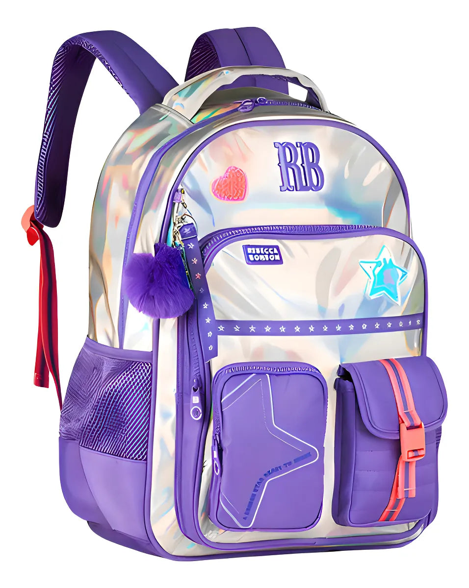 Mochila De Costas Rebecca Bonbon Holo Shine 19