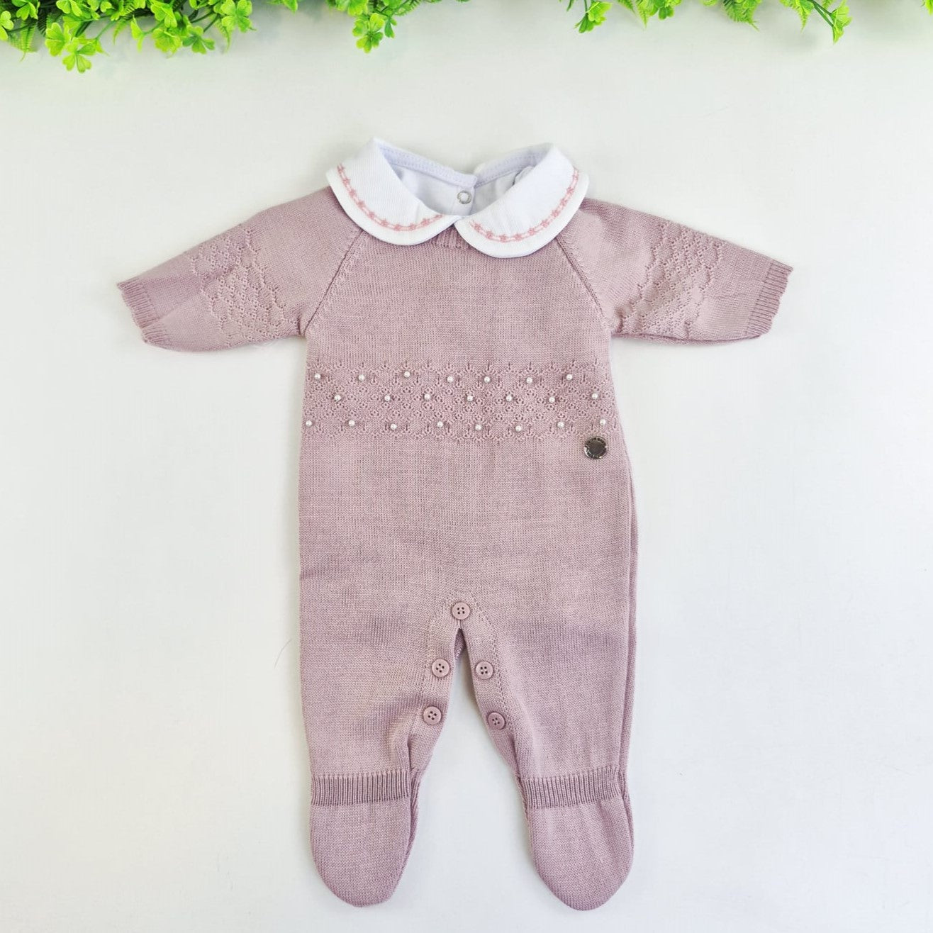 Macacão Tamine Esther 2 Peças - Delicadeza Clássica e Brilho Sutil em Tricot de Luxo