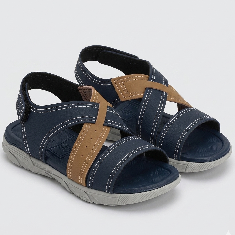 Sandália Infantil Masculina Molekinho Tiras Largas