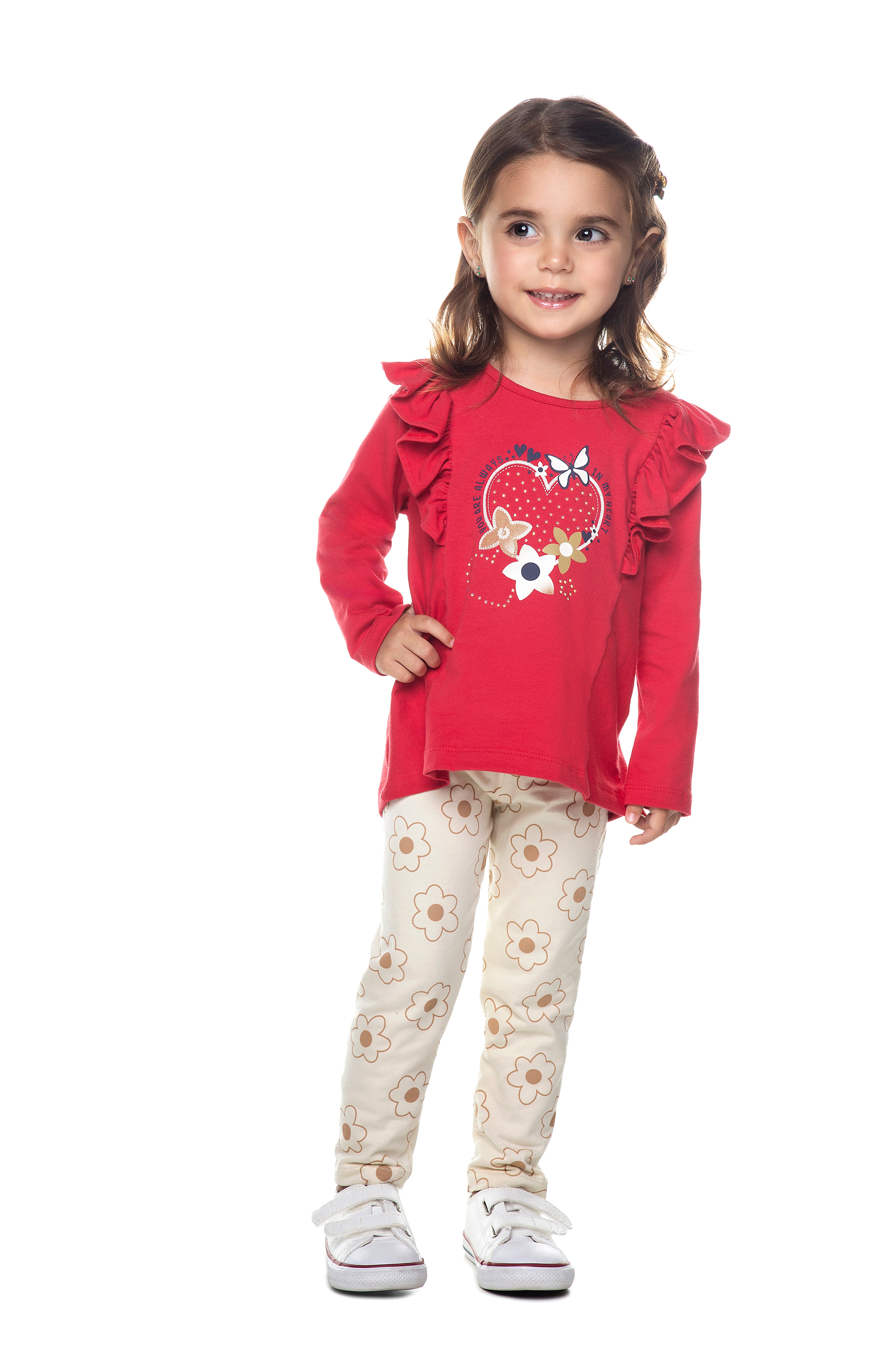 Conjunto Have Fun Heart Cotton