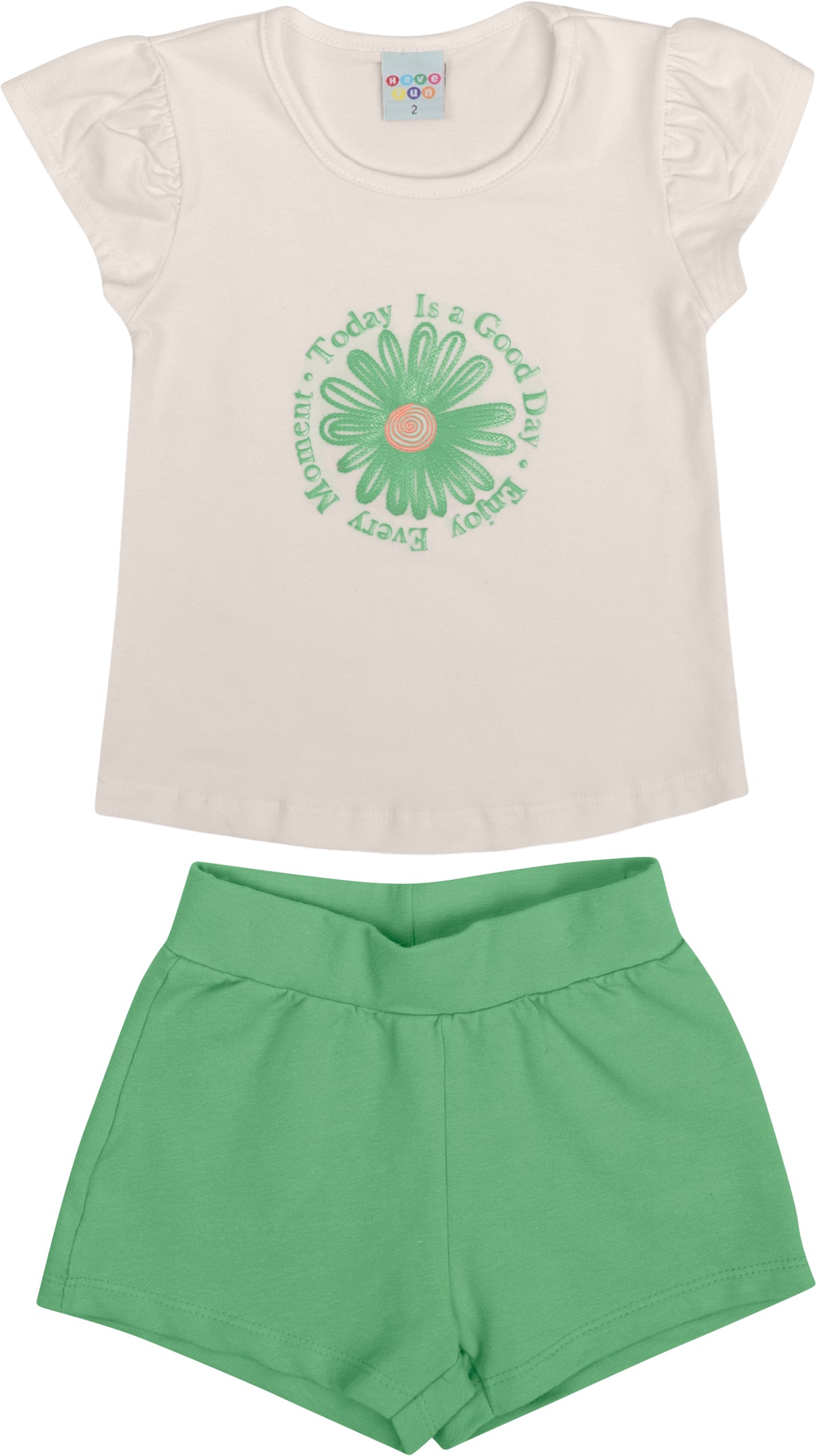 Conjunto Have Fun Infantil Good Day Cotton