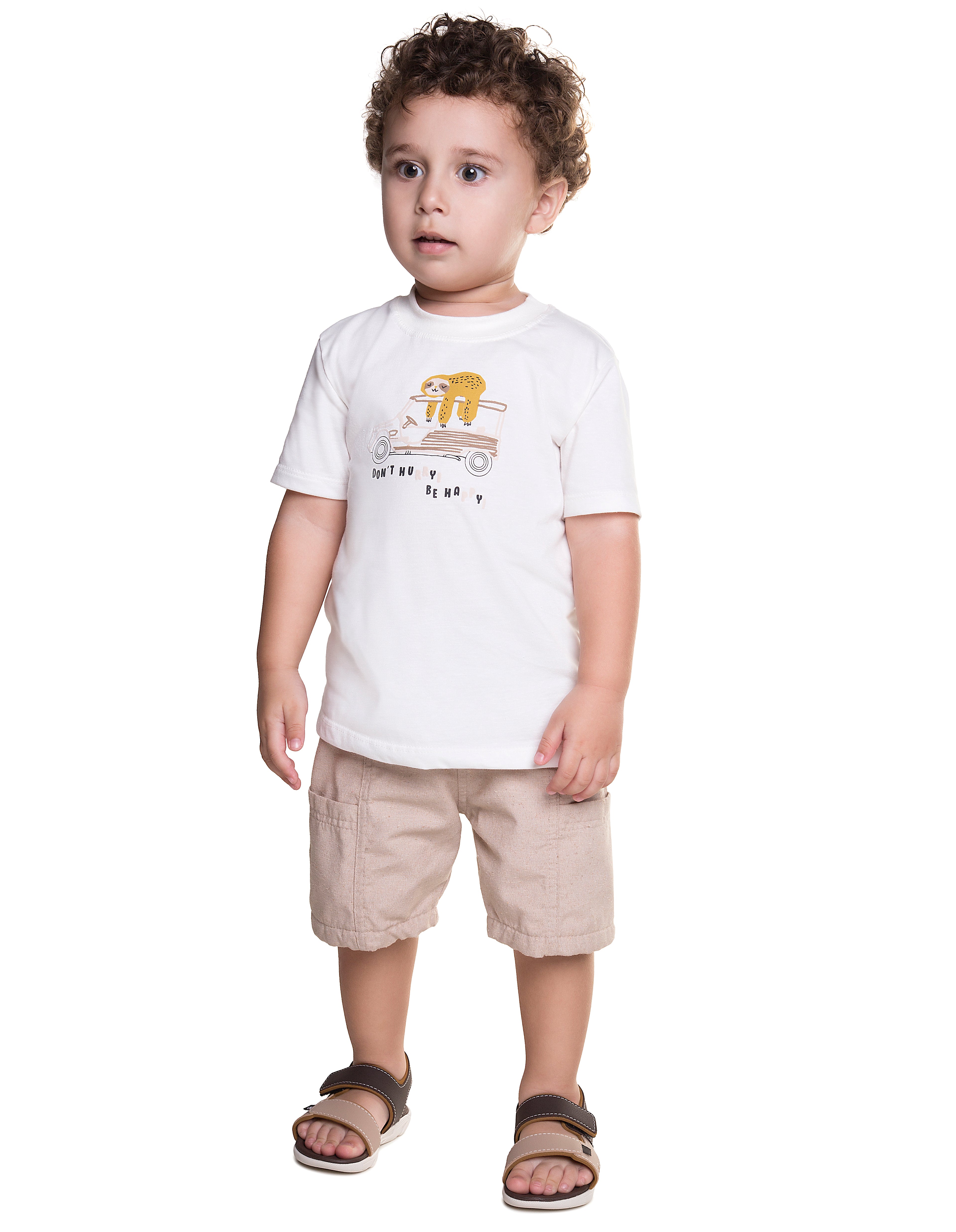 Conjunto Have Fun Infantil Dont Hurry Be Happy