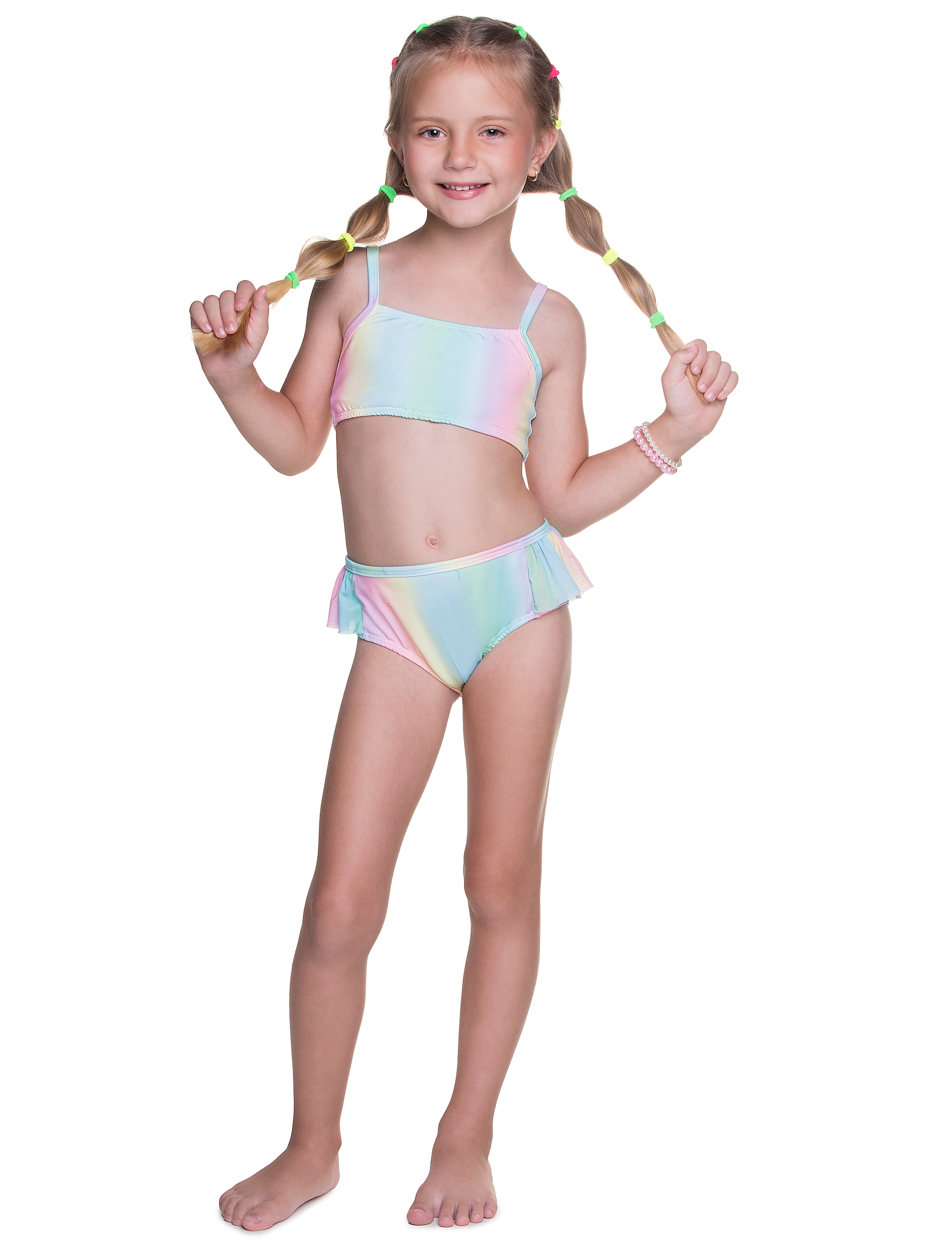 Biquini Have Fun Infantil Malha Sublimada Tule
