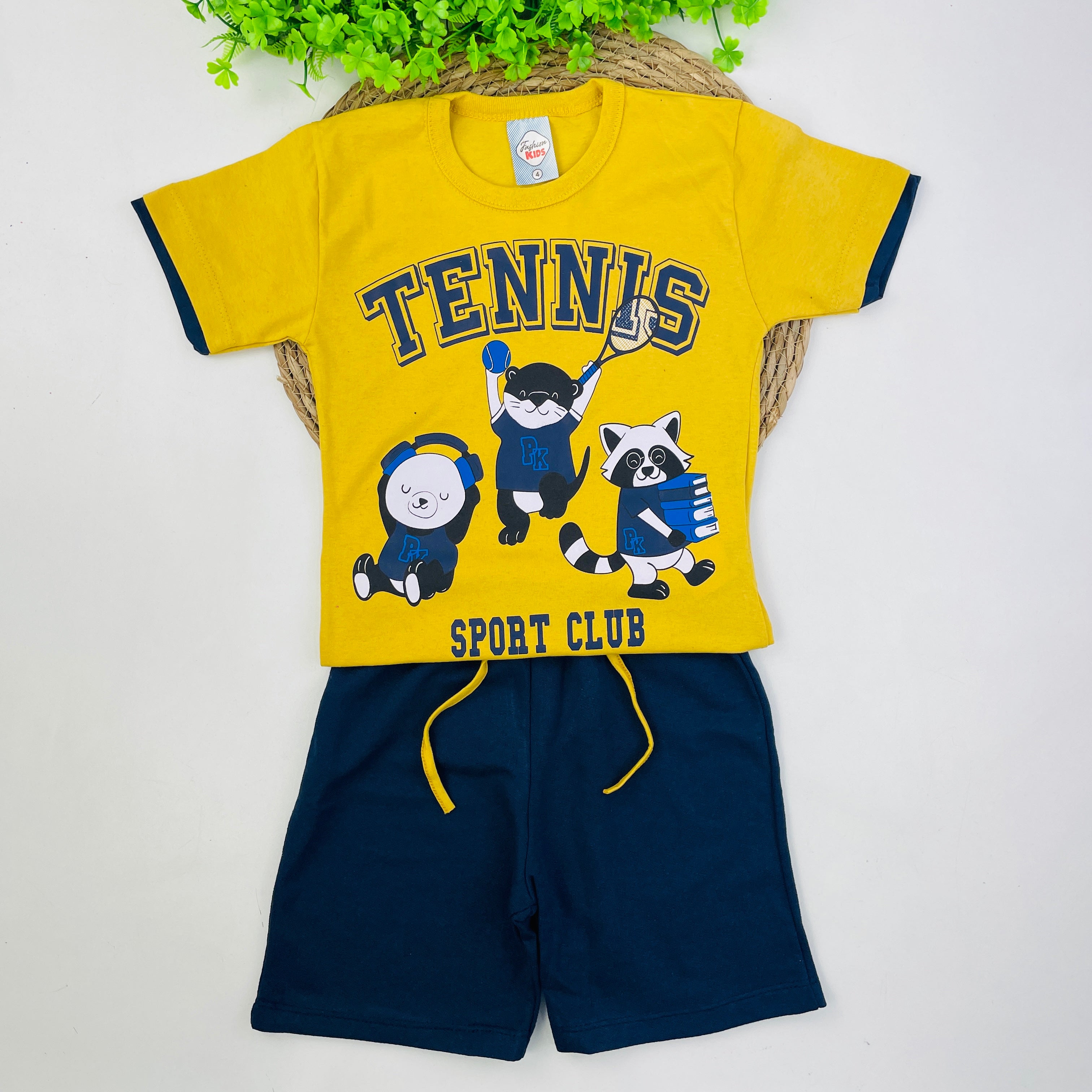 Conjunto Fashion Kids Infantil MeninoTennis Sport Club