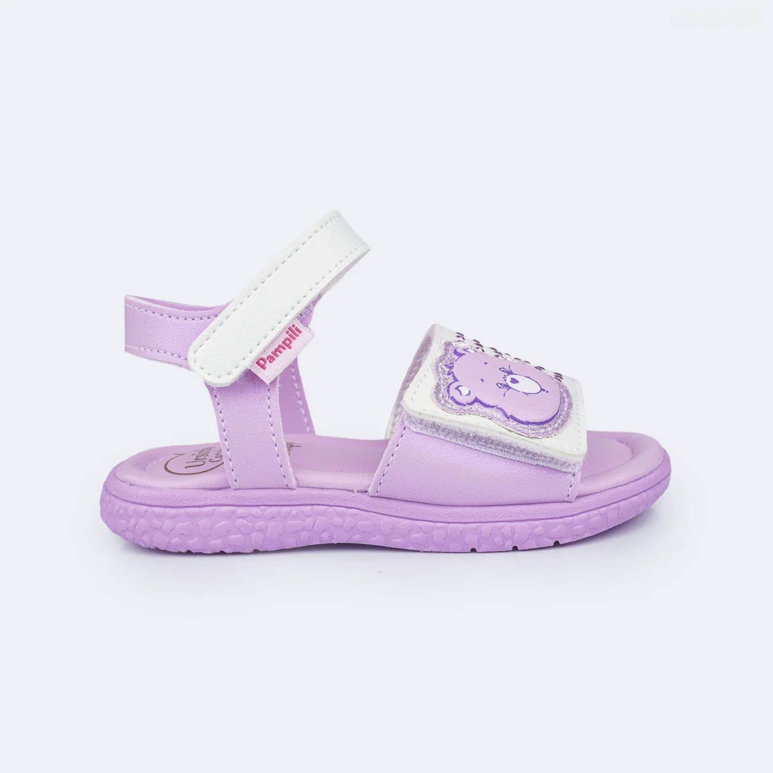 Sandália Infantil Pampili Bia Ursinhos Carinhosos Calce Fácil