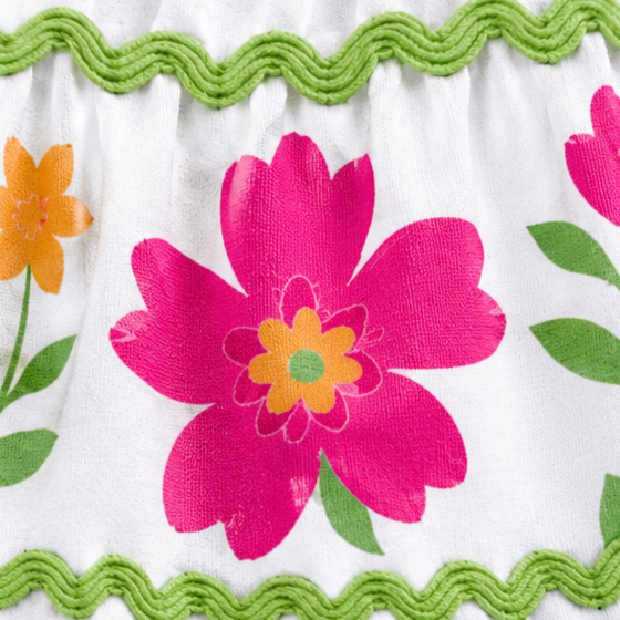 Vestido Infantil Feminino Kyly Floral com Sianinha