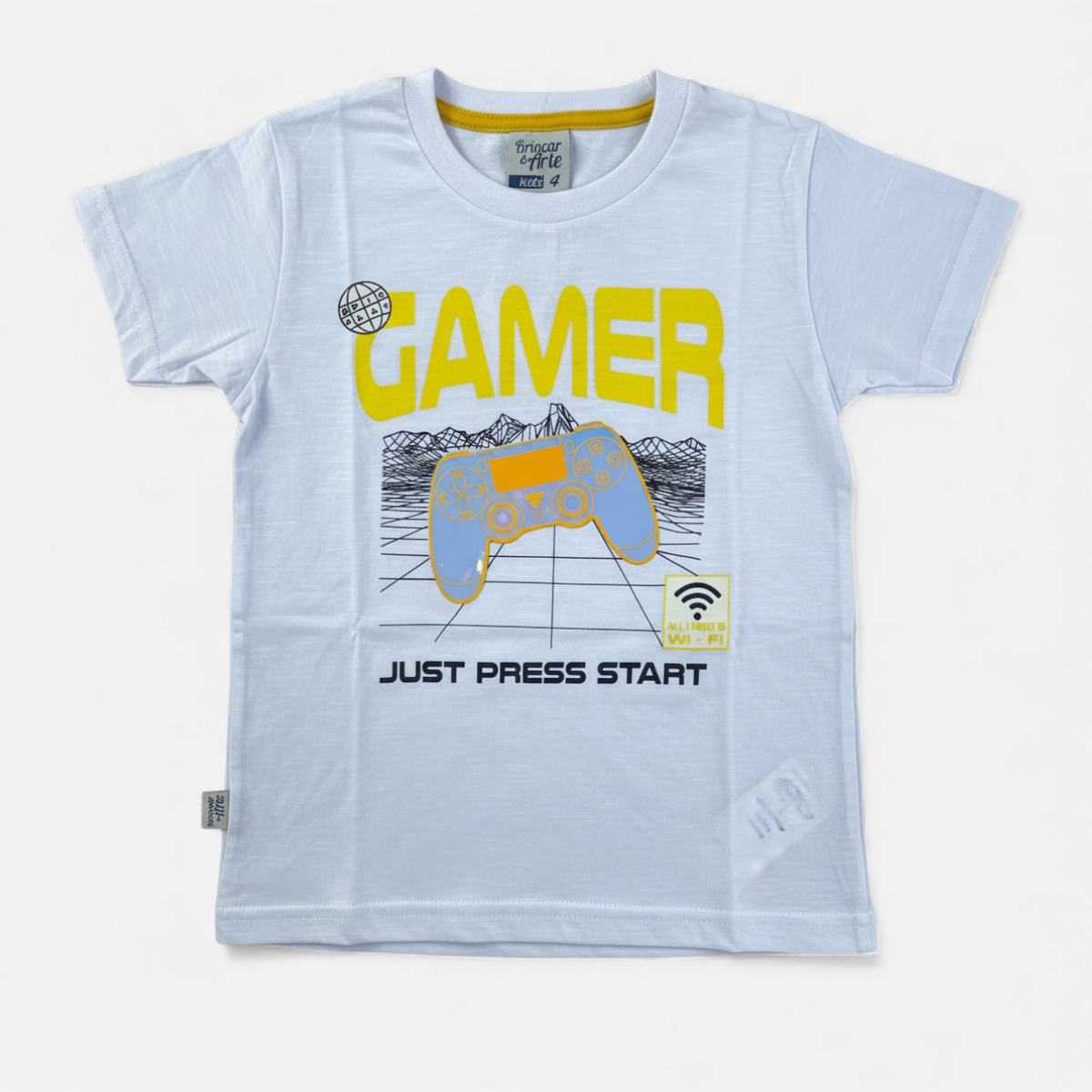 Camiseta Brincar e Arte Gamer