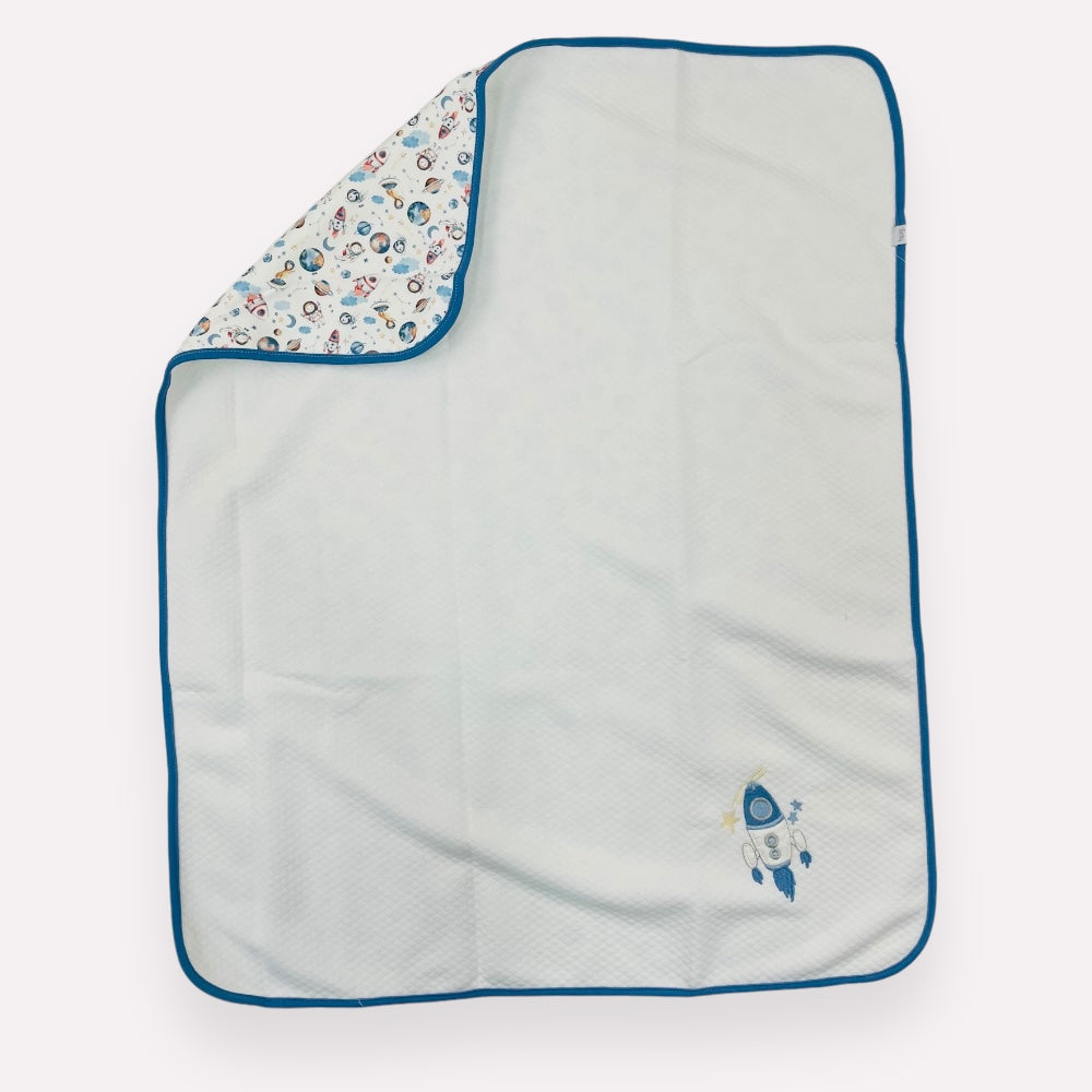 Manta Metalasse Hug Espacial Azul 90X70Cm