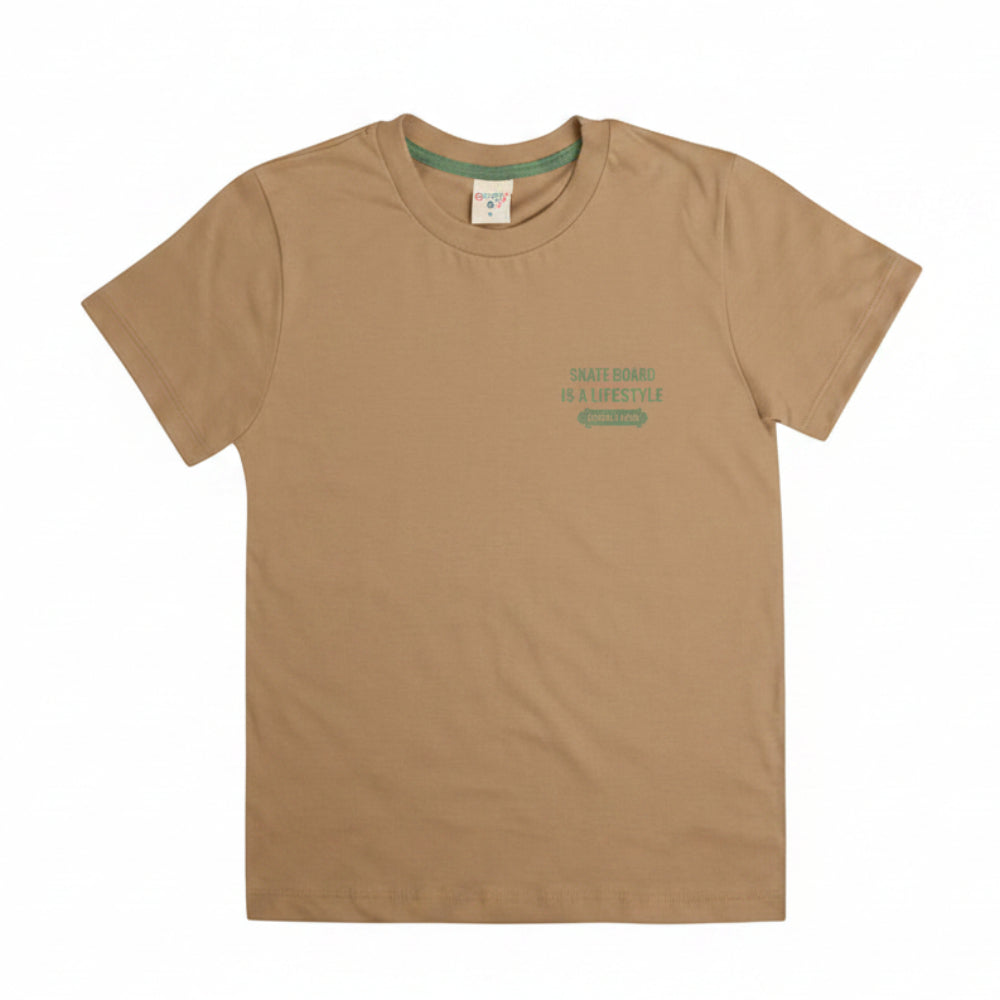 Conjunto Infantil Masculino Have Fun Lifestyle Camiseta e Bermuda Moletom Cargo