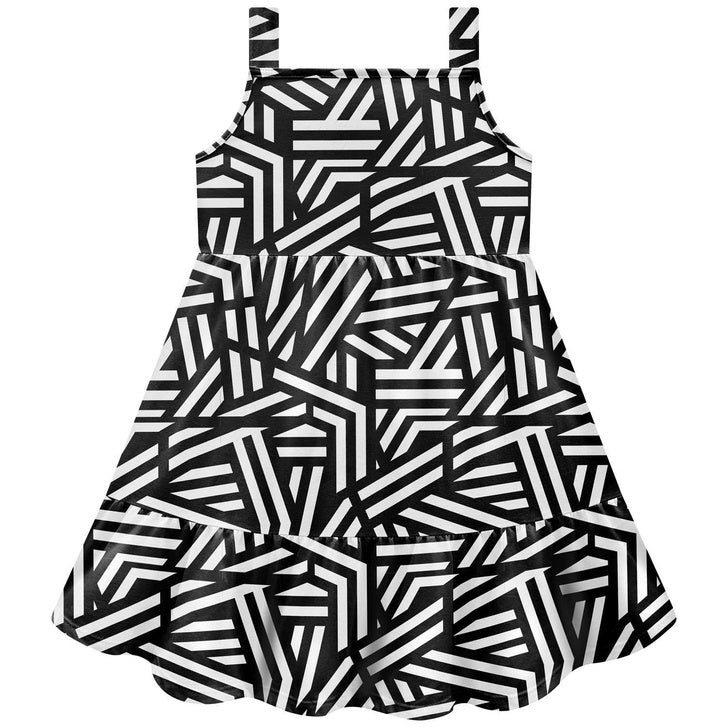 Vestido Infantil Kyly Estampa Geométrica