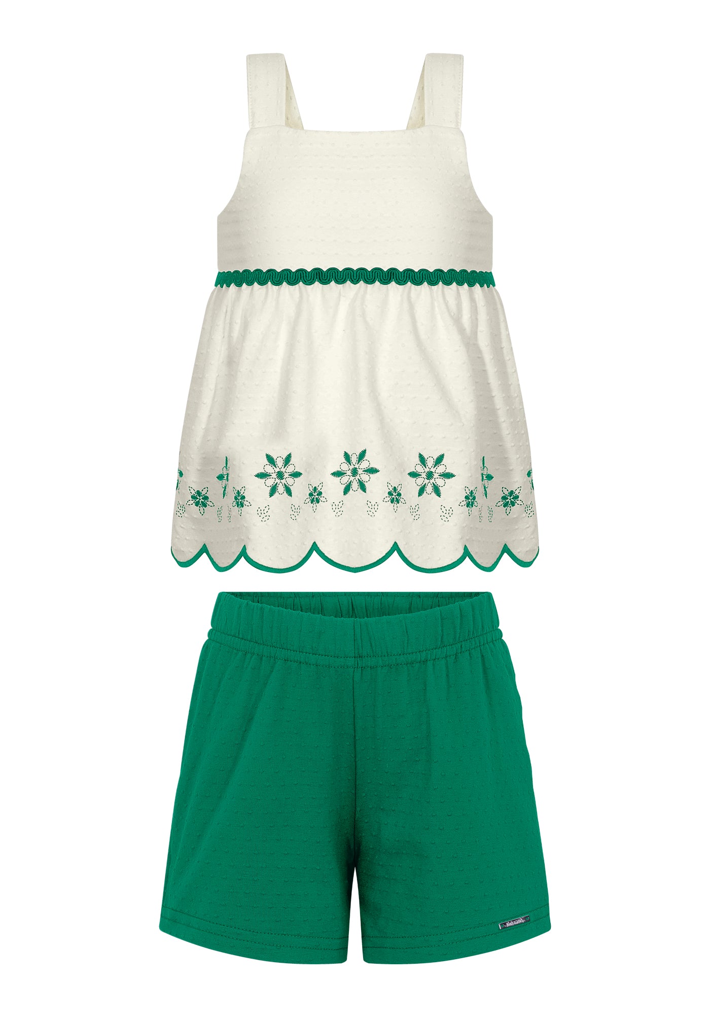 Conjunto Infantil Feminino Alakazoo Florzinhas