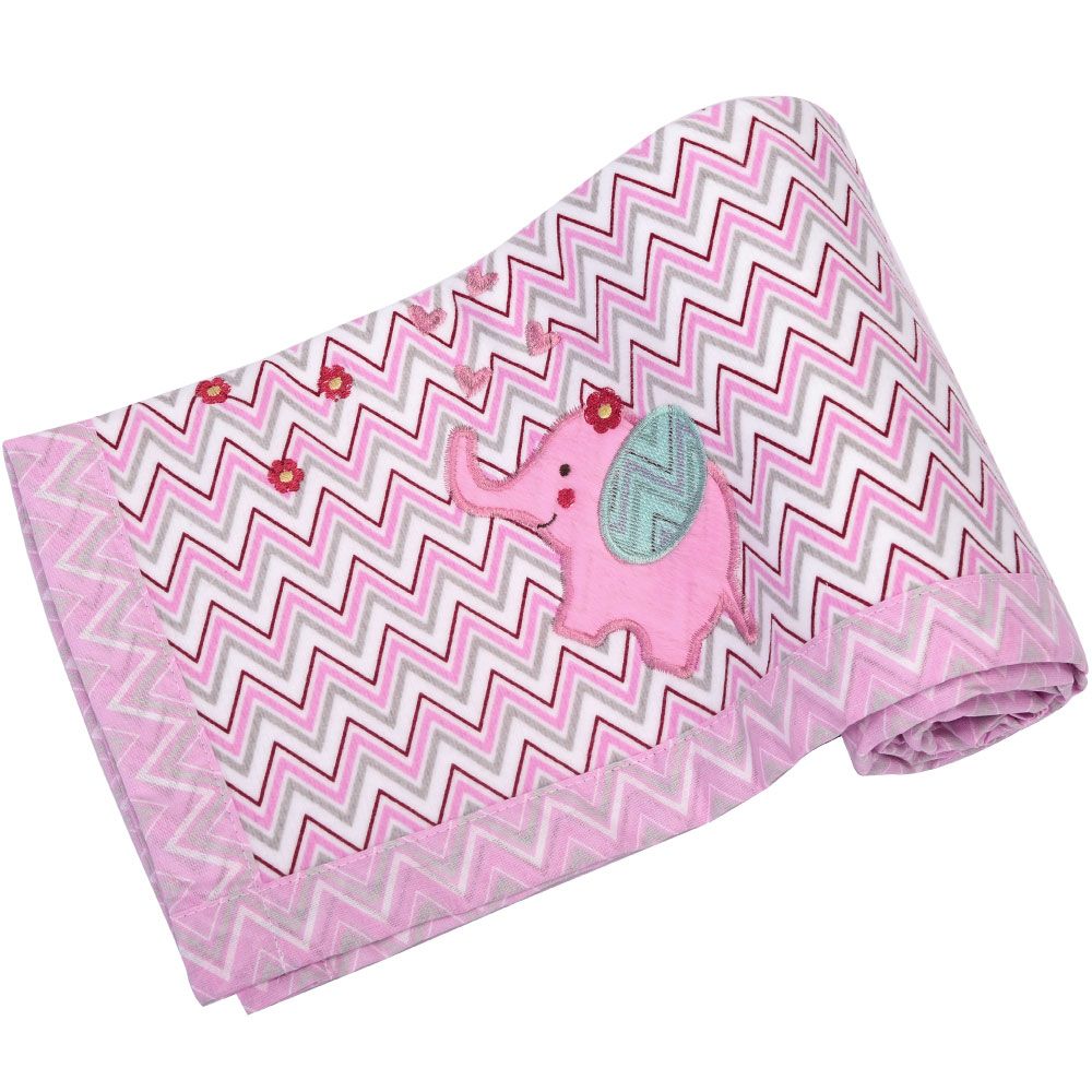 Cobertor Dengo Bordado Com Bainha Em Rolo