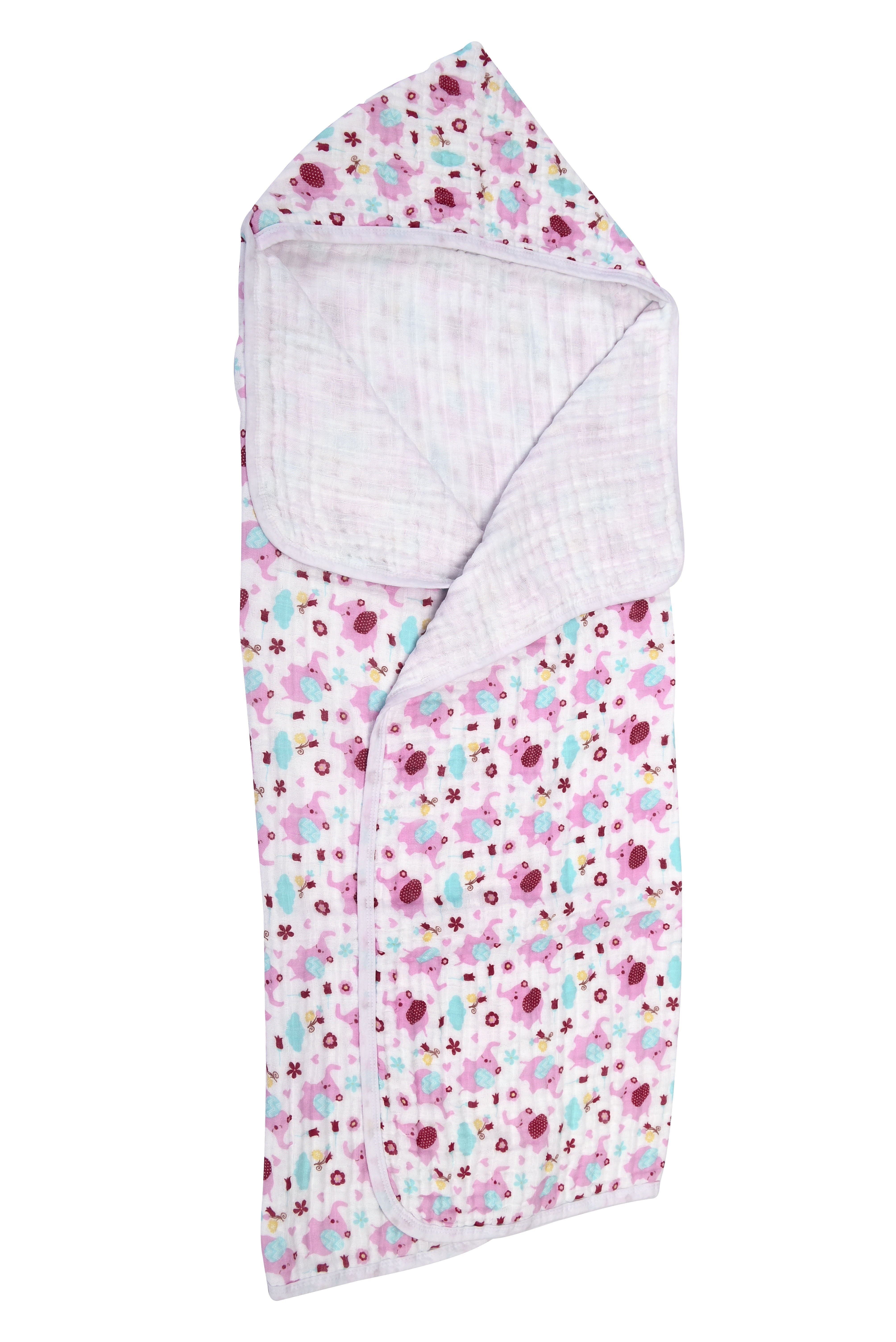 Toalhão de Banho Infantil Soft Dengo com Capuz 1,00m x 85cm Estampado