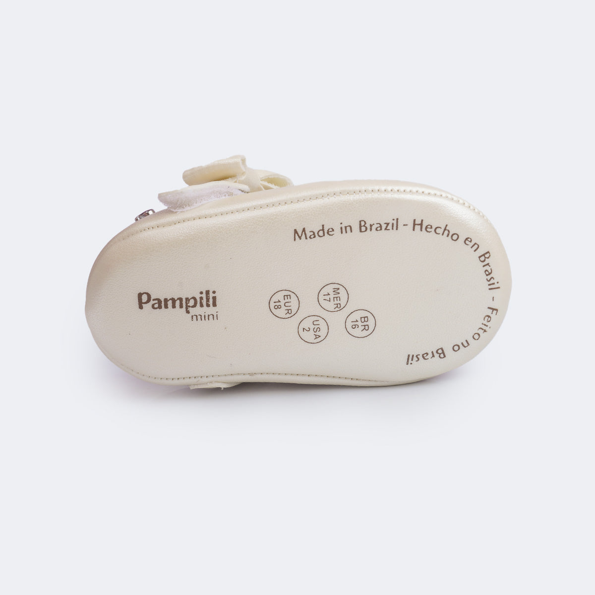 Sapatilha de Bebê Pampili Nina Momentos Especiais + Faixa de Cabelo