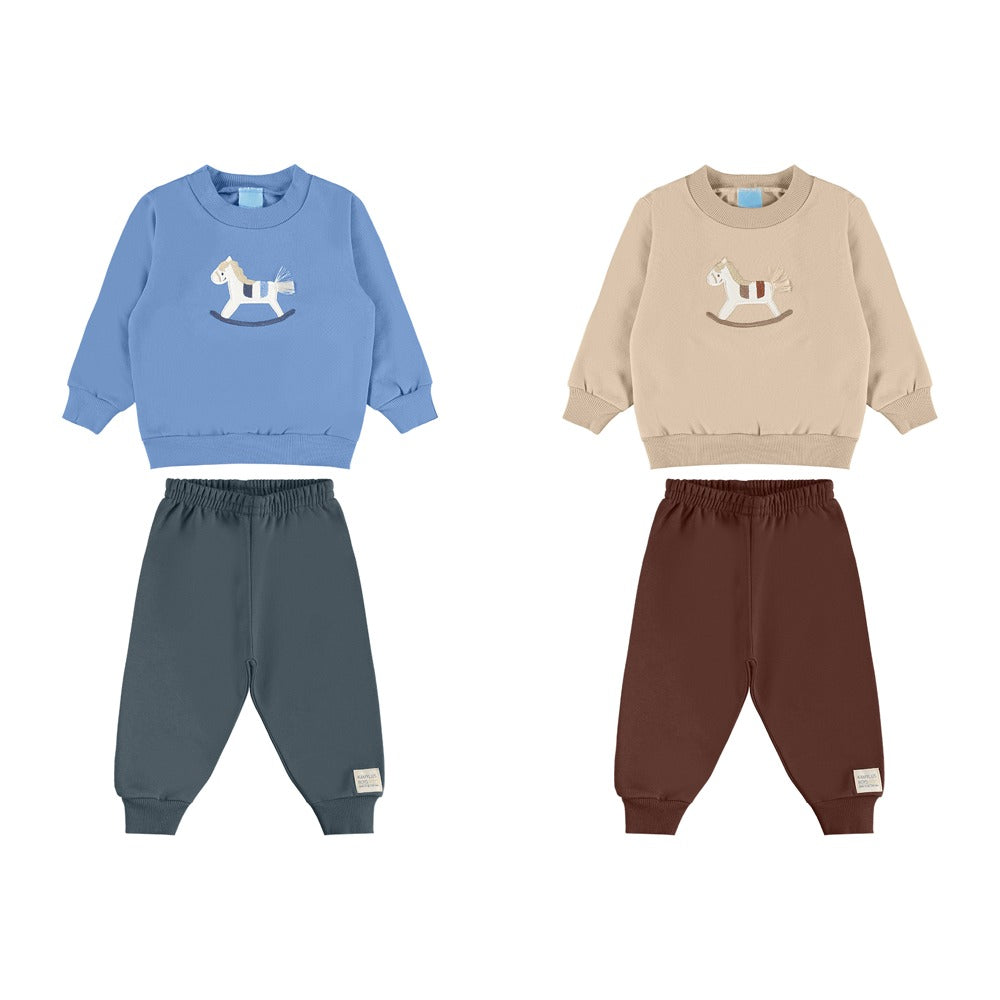 Conjunto Masculino Kamylus Cavalinho em Moletom