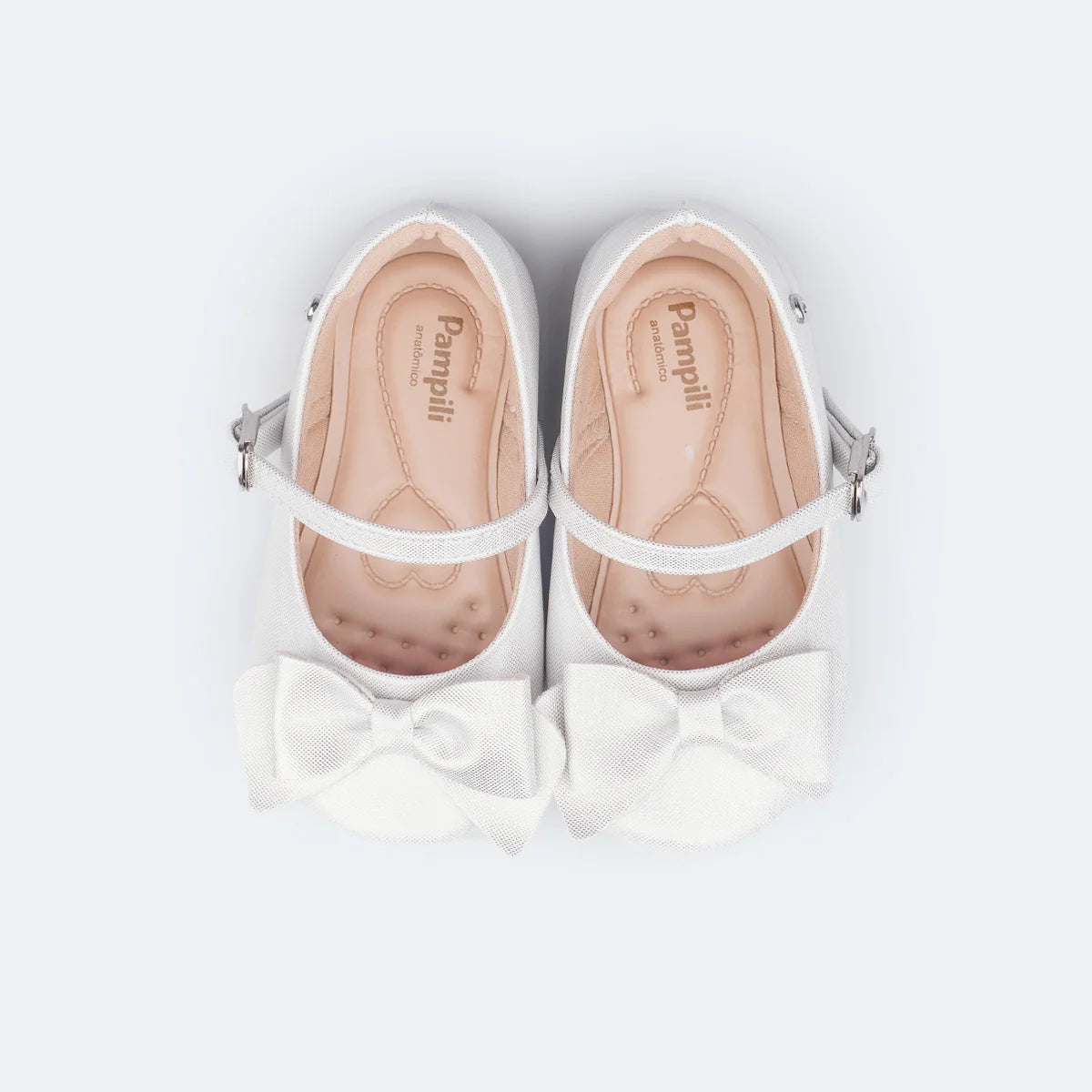 Sapatilha Infantil Pampili Angel Laço Festa Batizado Charmosa