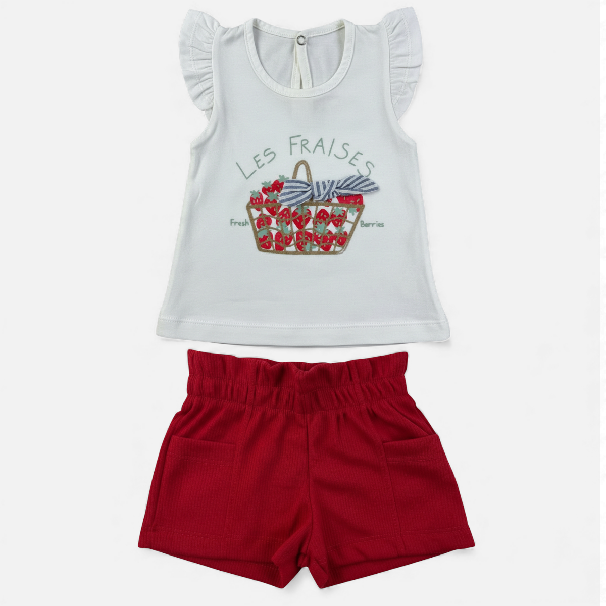 Conjunto Feminino Brincar e Arte Les Fraises