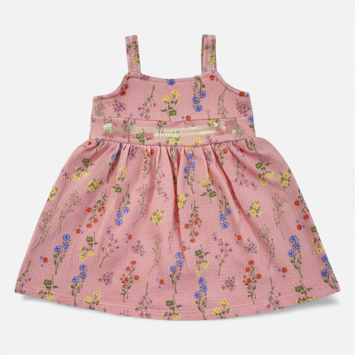 Vestido Brincar e Arte Ribana Jardim Florido