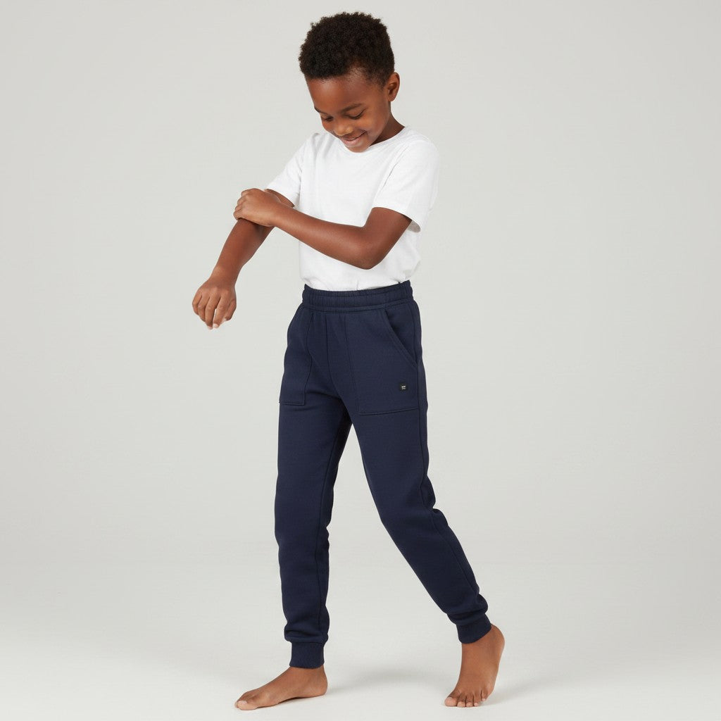Calça Infantil Menino Pulla Bulla Moletom 100% Algodão com Bolso
