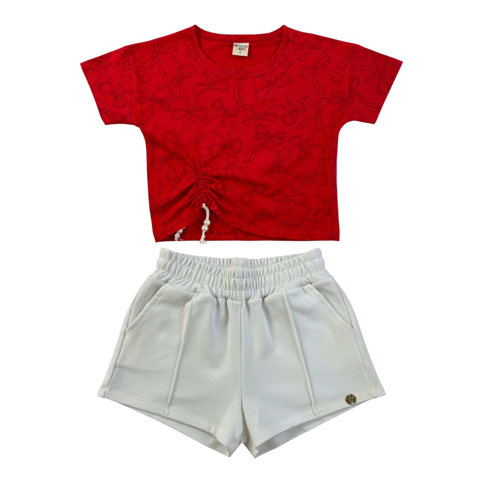 Conjunto Feminino Infantil Have Fun Laços