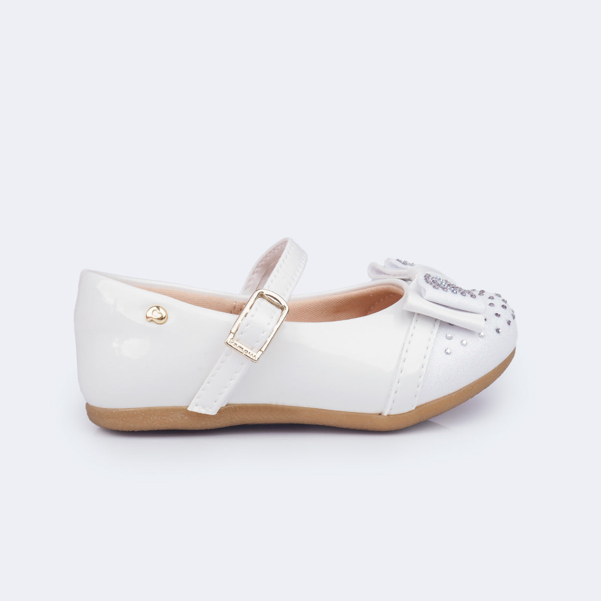 Sapato Pampili Angel Laço Duplo Glitter E Strass