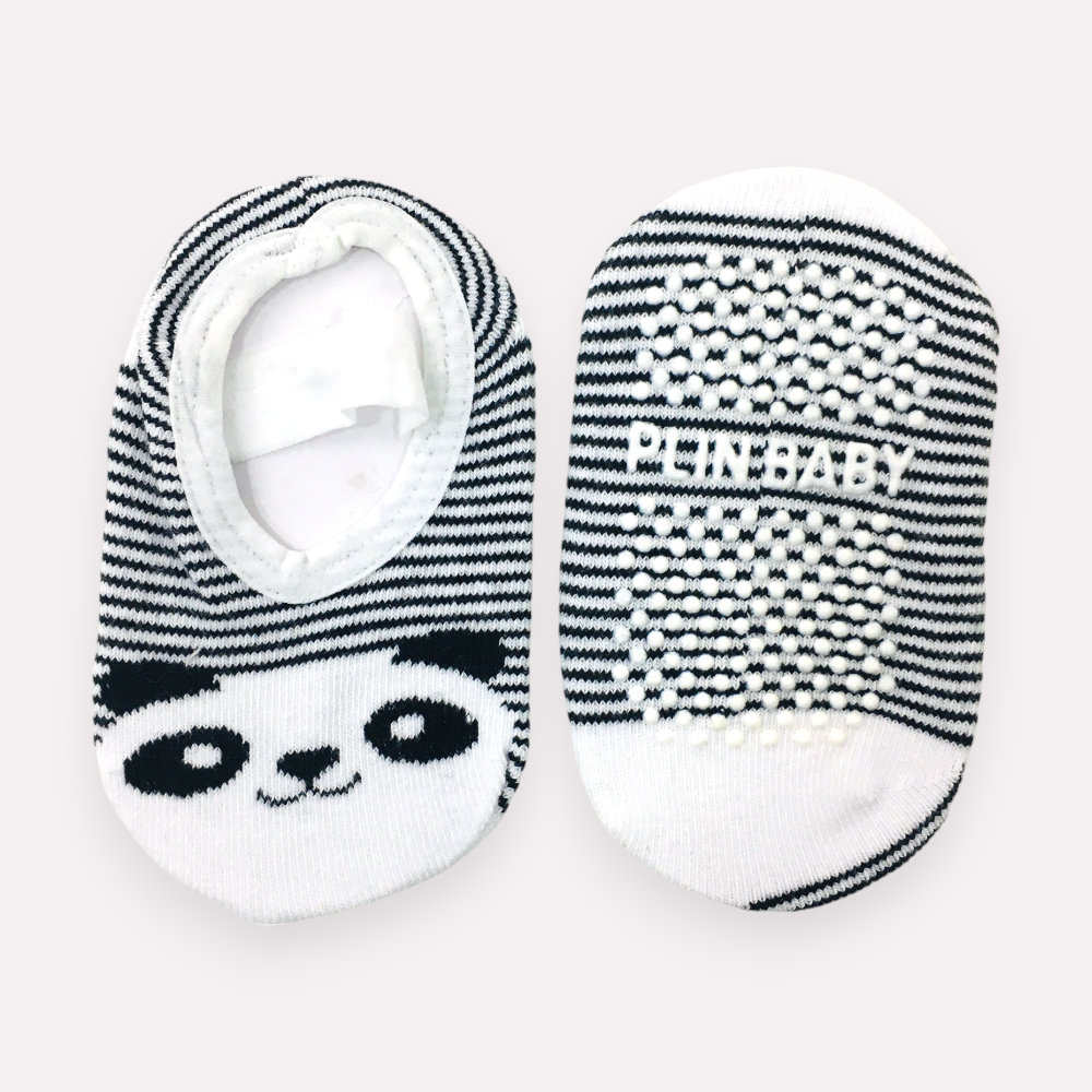 Meia Sapatilha Plin Baby Panda