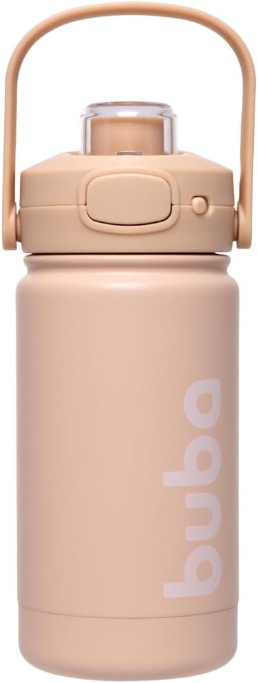 Garrafa Térmica Buba Parede Dupla +3 anos Bege - 350 Ml